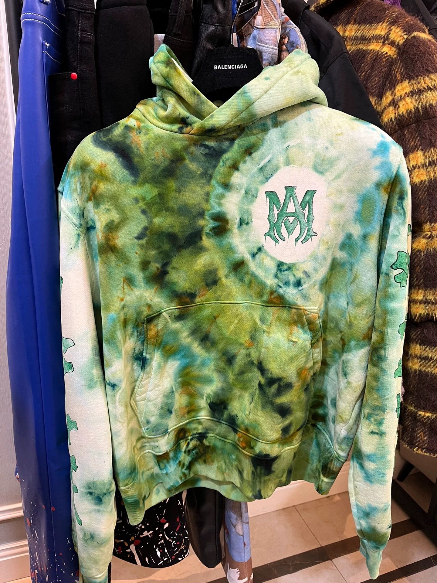 Balenciaga Tie Dye Hoodie Grailed