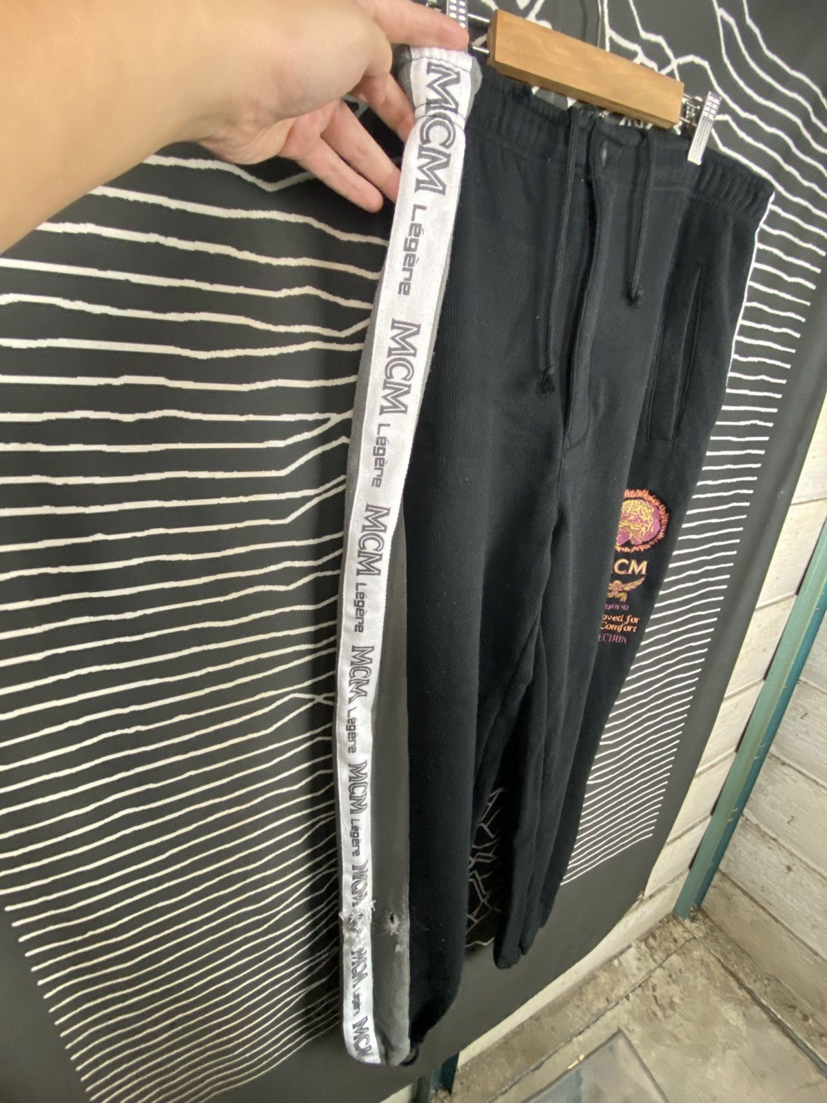 MCM Vintage Distress MCM Jogger Pants Size US 36 / EU 52 - 4 Thumbnail