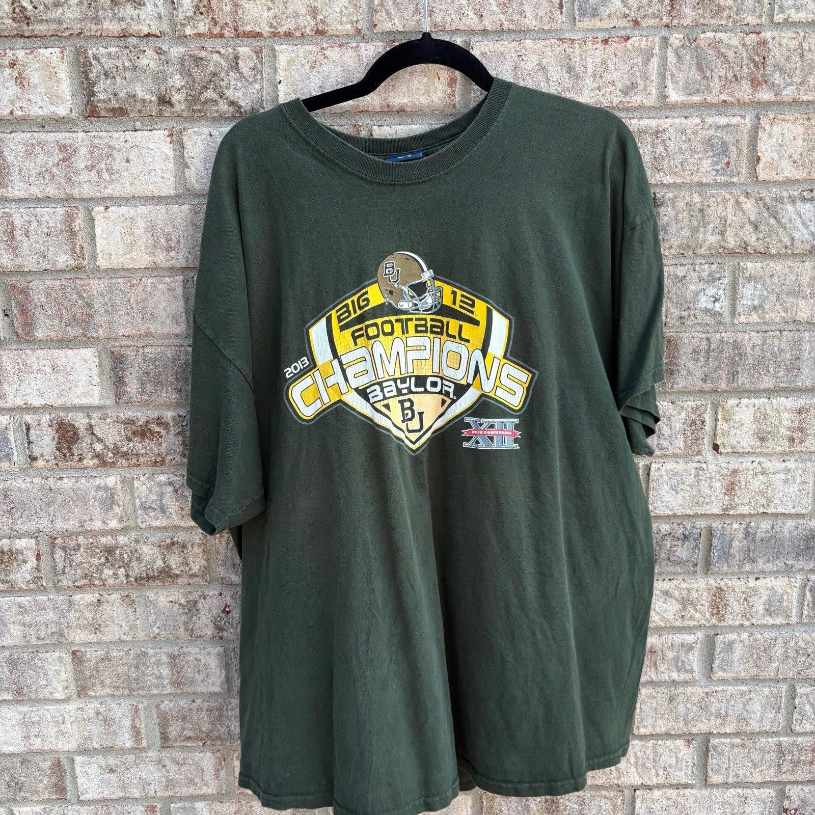 Hanes 2013 Baylor football championship t shirt Size US XL / EU 56 / 4 - 1 Thumbnail