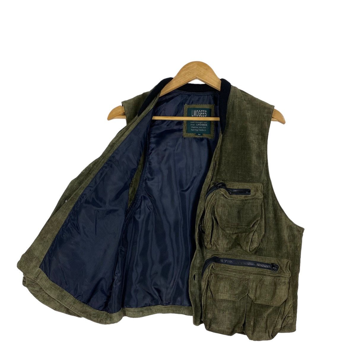 Japanese Brand VINTAGE ISSEY MIYAKE INSPIRED LGMOGEES ZIPPER VEST Size US M / EU 48-50 / 2 - 6 Thumbnail