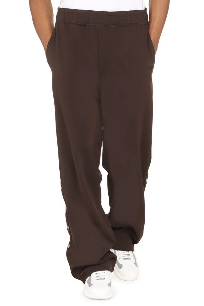 Lanvin o1y0125 Jogger & Sweatpant in Dark Brown Size US 30 / EU 46 - 4 Thumbnail