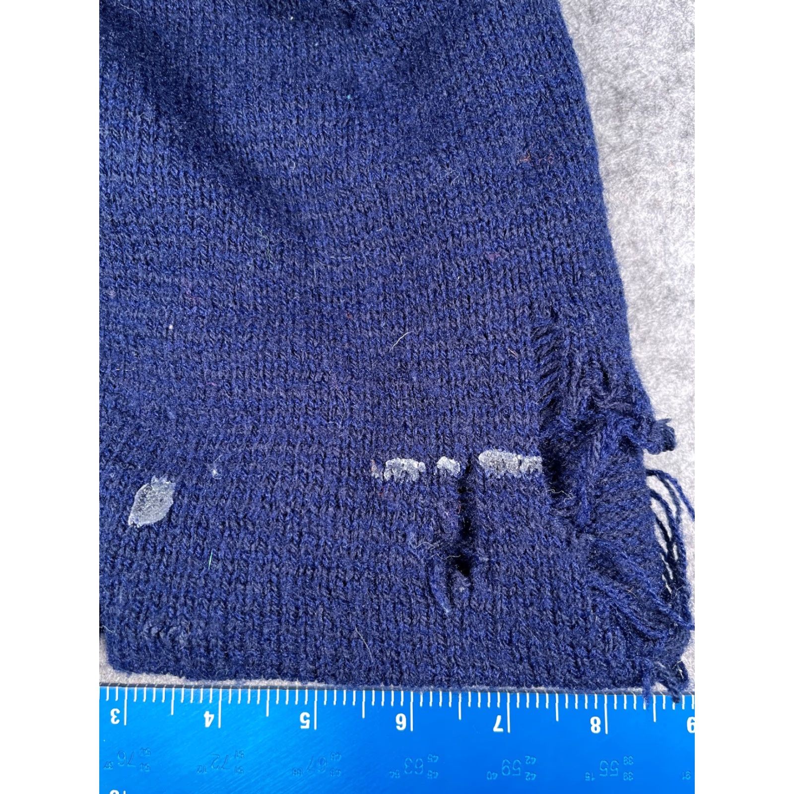 Vintage VINTAGE? No—Unbranded Beanie Knit Adult One Size Blue Pom 100% Acrylic Ski Style Beanie Adult One Size Blue Knit Hat Unbranded Mens Womens Boys Girls Size ONE SIZE - 7 Thumbnail