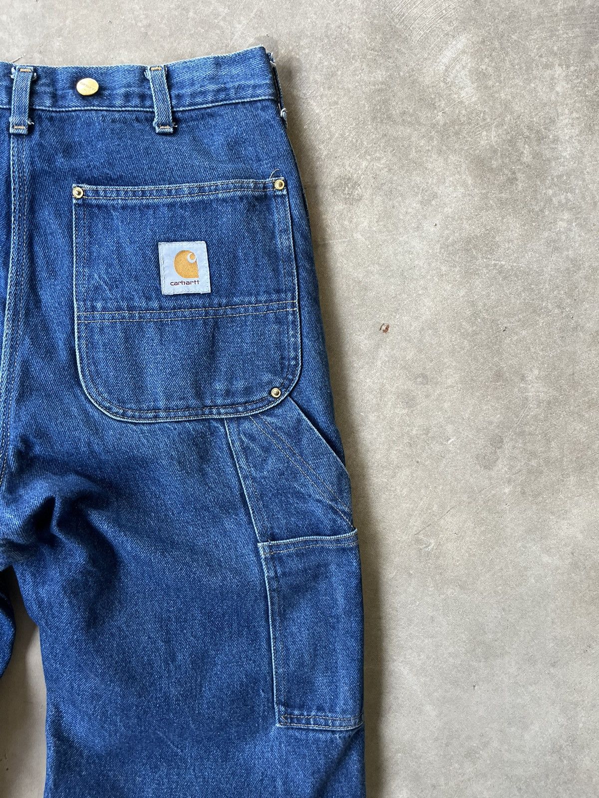 Carhartt carhartt 80s B07 denim logger double knee pants Size US 34 / EU 50 - 4 Thumbnail