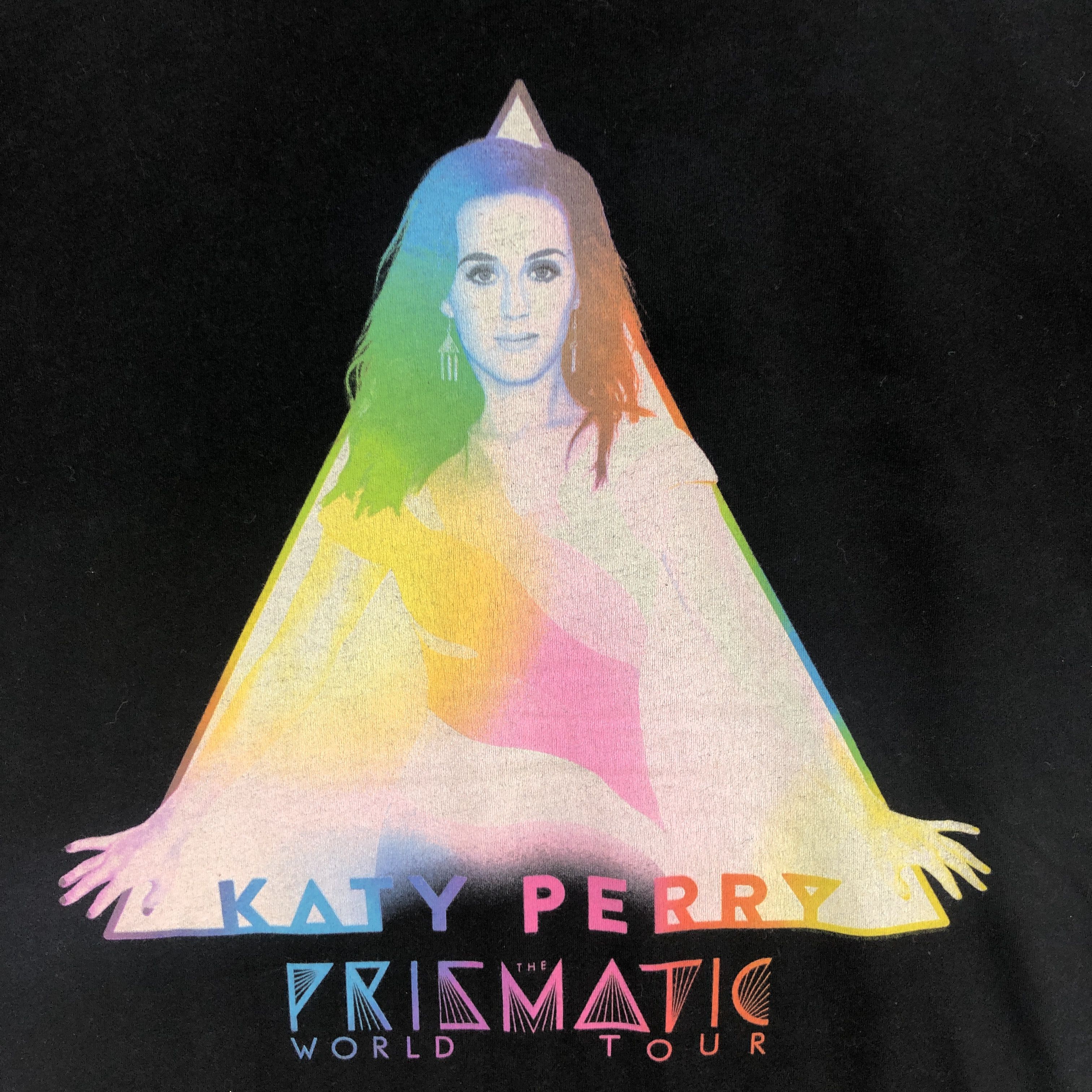 Band Tees Vintage Katy Perry T Shirt Prismatic World Tour 2014 Tees Size US M / EU 48-50 / 2 - 4 Thumbnail