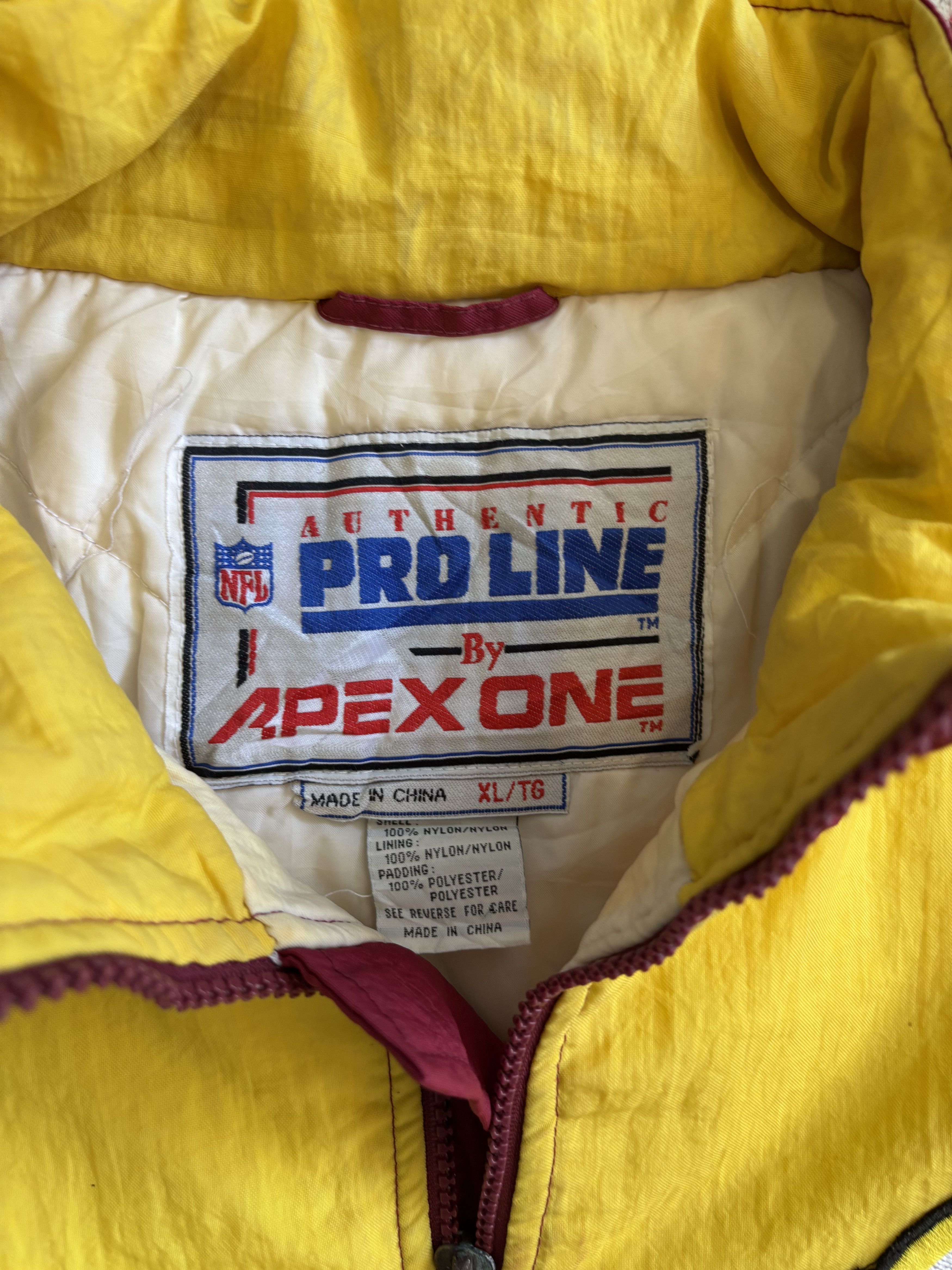 Apex One × Pro Line Vintage Washington Redskins NFL Windbreaker Jacket Size US XL / EU 56 / 4 - 3 Thumbnail