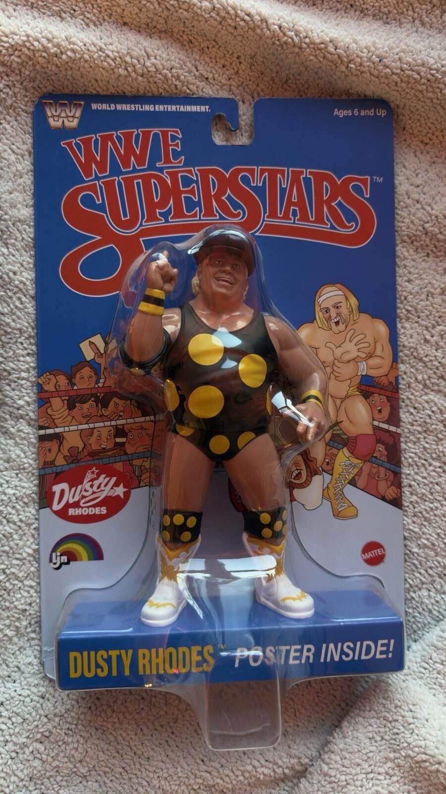 WWE WWE Dusty Rhodes LJN Superstars Retro Black Card Chase Size ONE SIZE - 1 Thumbnail
