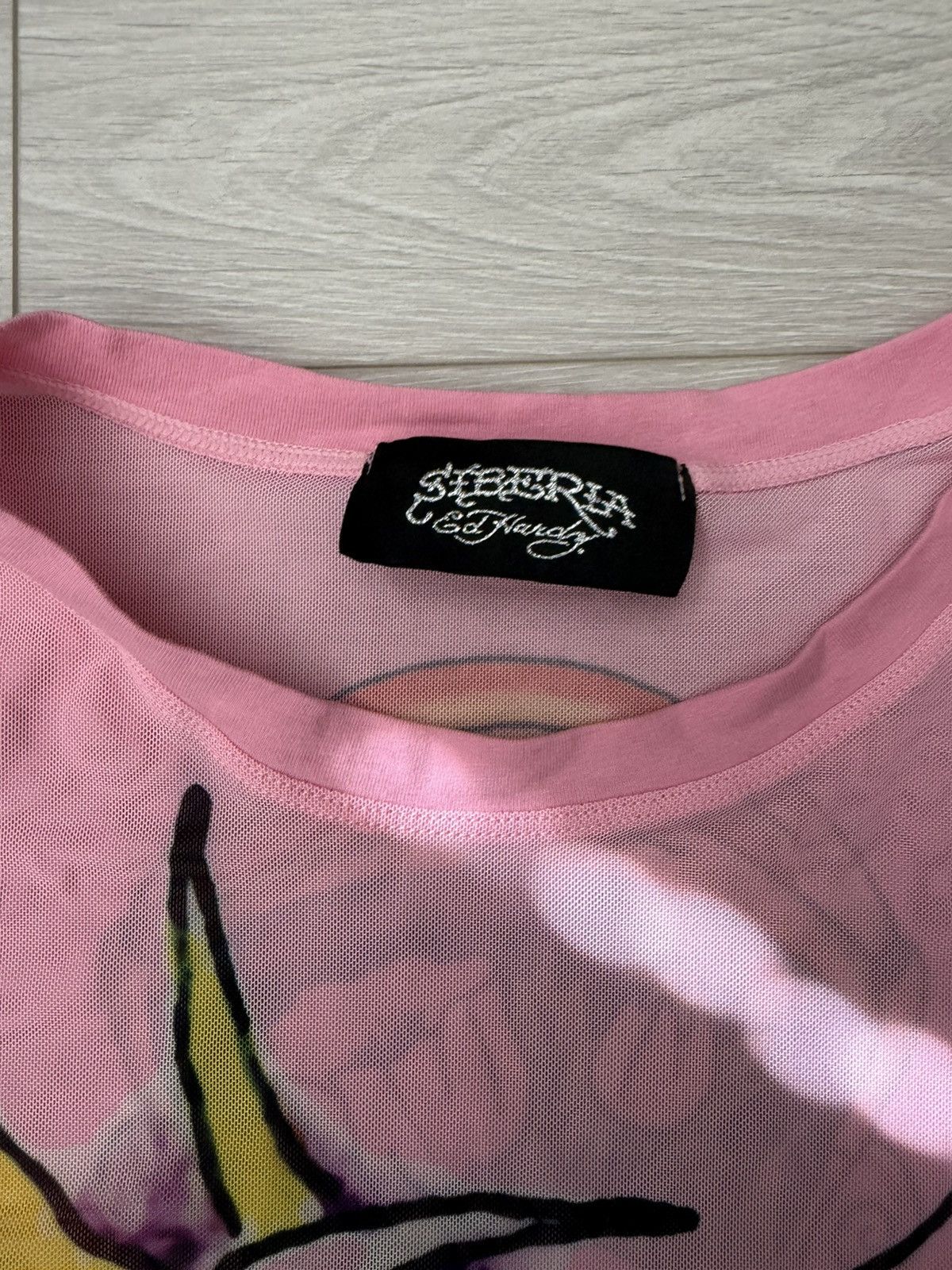 Ed Hardy × Siberia Hills Siberia Hills x Ed Hardy Mesh Long Sleeve Top Size XL / US 12-14 / IT 48-50 - 2 Thumbnail