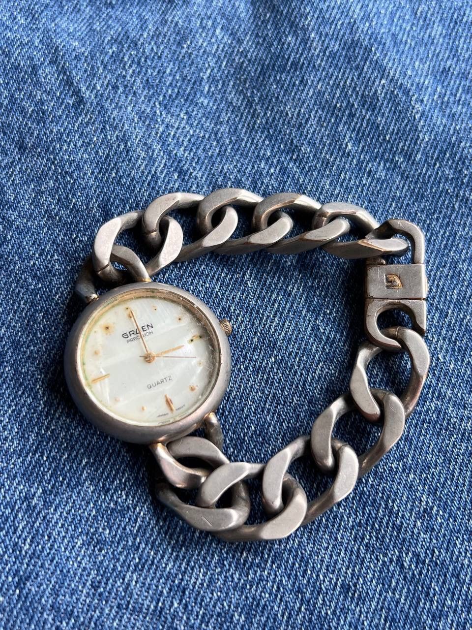 Japanese Brand × Vintage Vintage Japanese style futuristic Link ⛓ Metal Watch Size ONE SIZE - 2 Thumbnail
