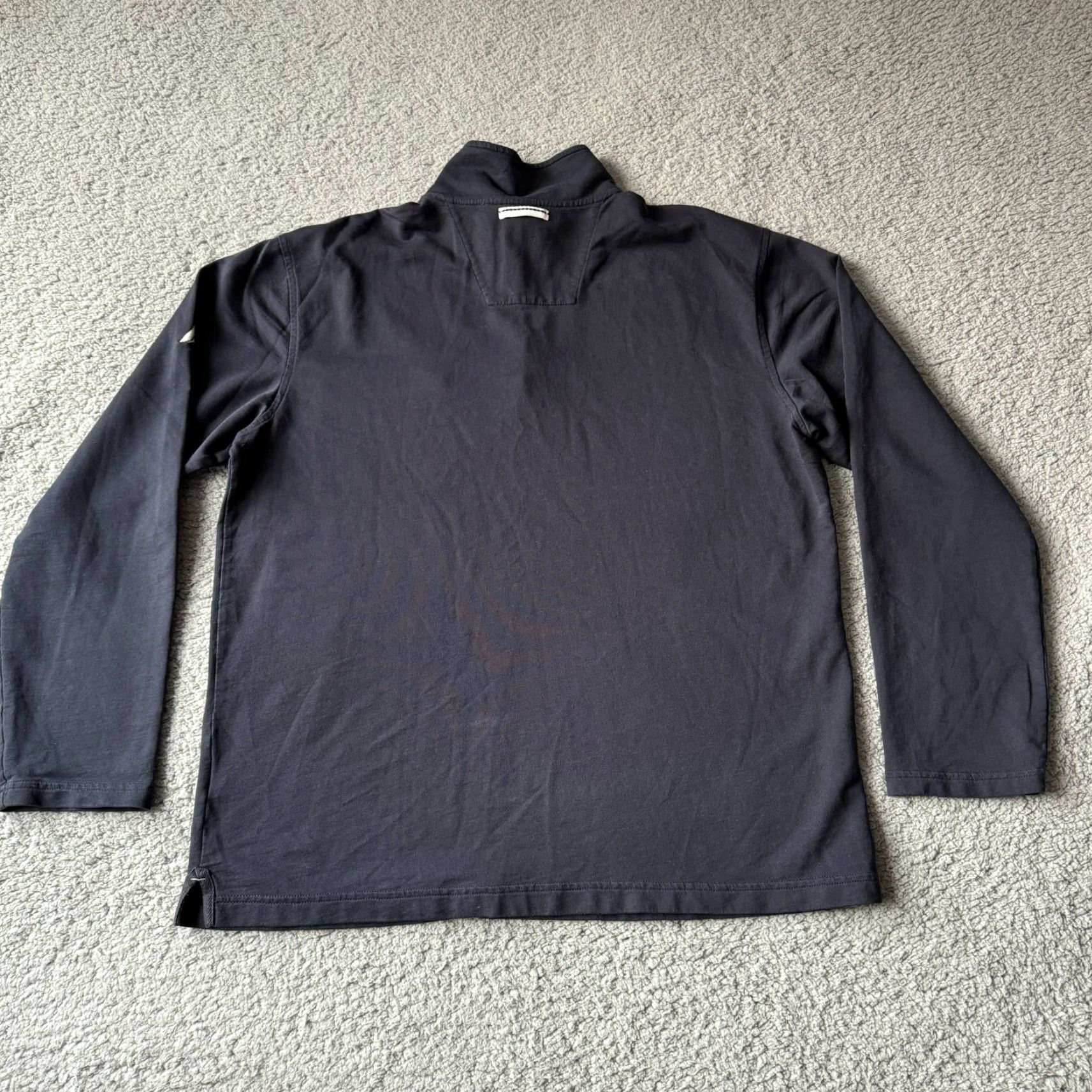 Nautica Nautica Sweater Mens Large Black Pullover 1/4 Zip Mock Neck Outdoor Shirt Size US L / EU 52-54 / 3 - 6 Thumbnail