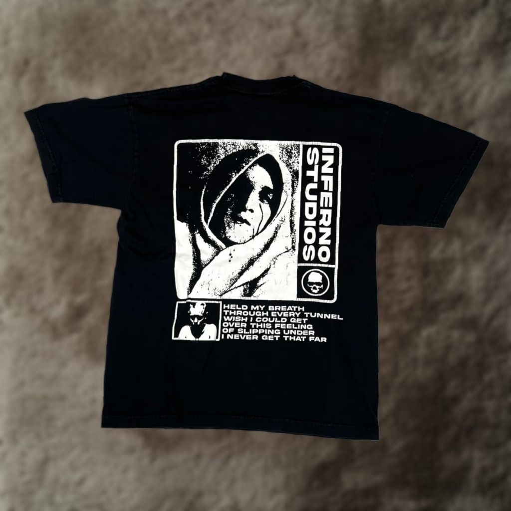 Vintage Inferno Studios T-Shirt Size S Grunge Hip Hop Graphic Tee Black Size US S / EU 44-46 / 1 - 1 Thumbnail