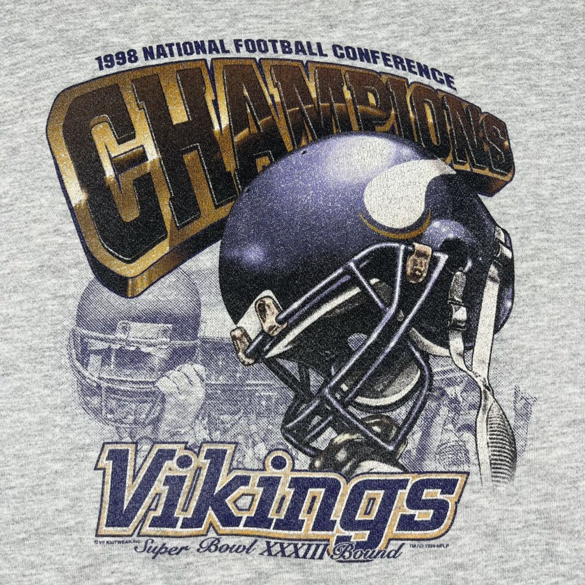 Lee Vintage 1999 Vikings Super Bowl NFL NFC Lee Boxy Sweatshirt Size US XL / EU 56 / 4 - 6 Thumbnail