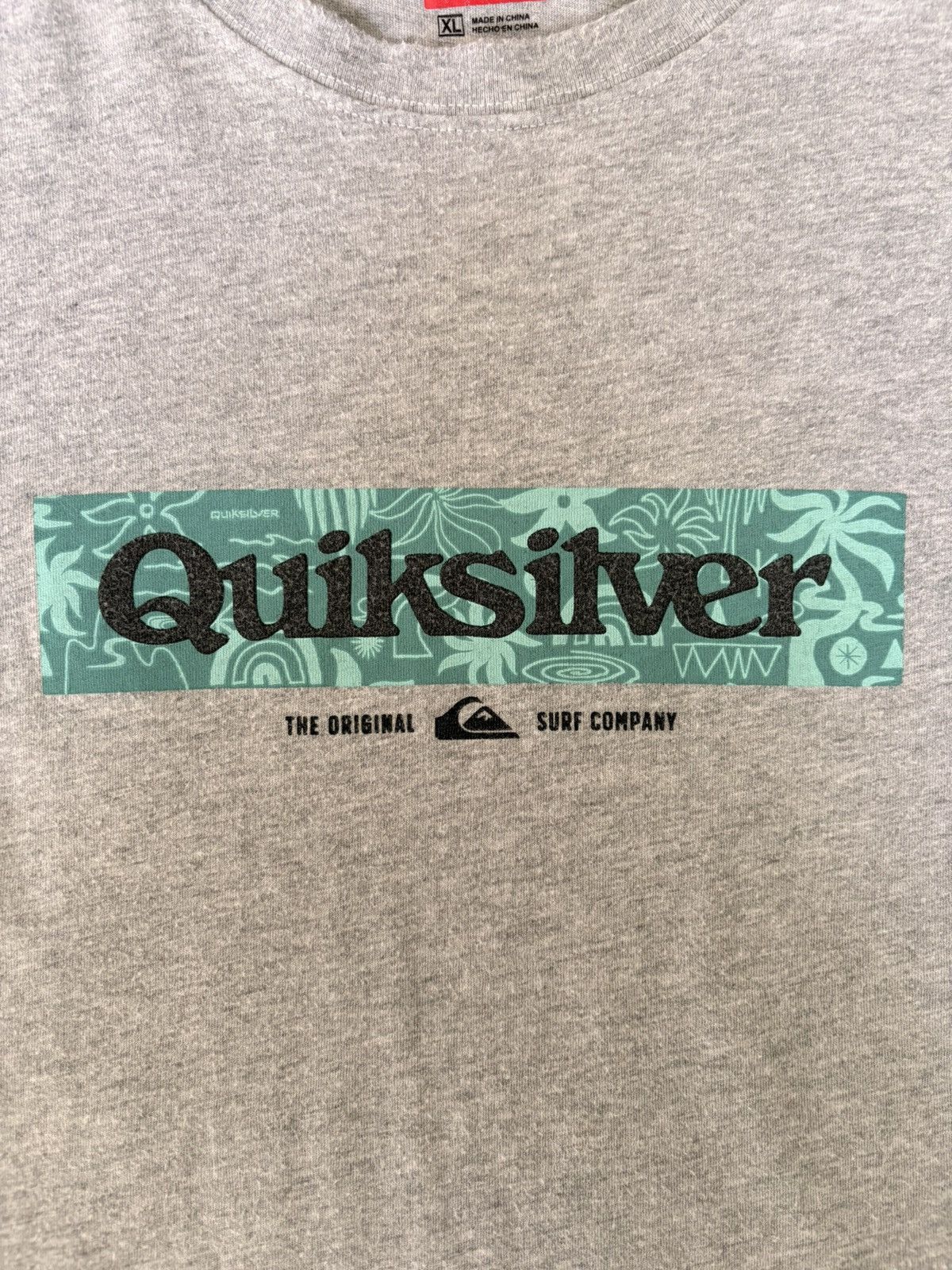 Quiksilver Quicksilver Graphic Logo T-Shirt Grey XL Size US XL / EU 56 / 4 - 3 Thumbnail