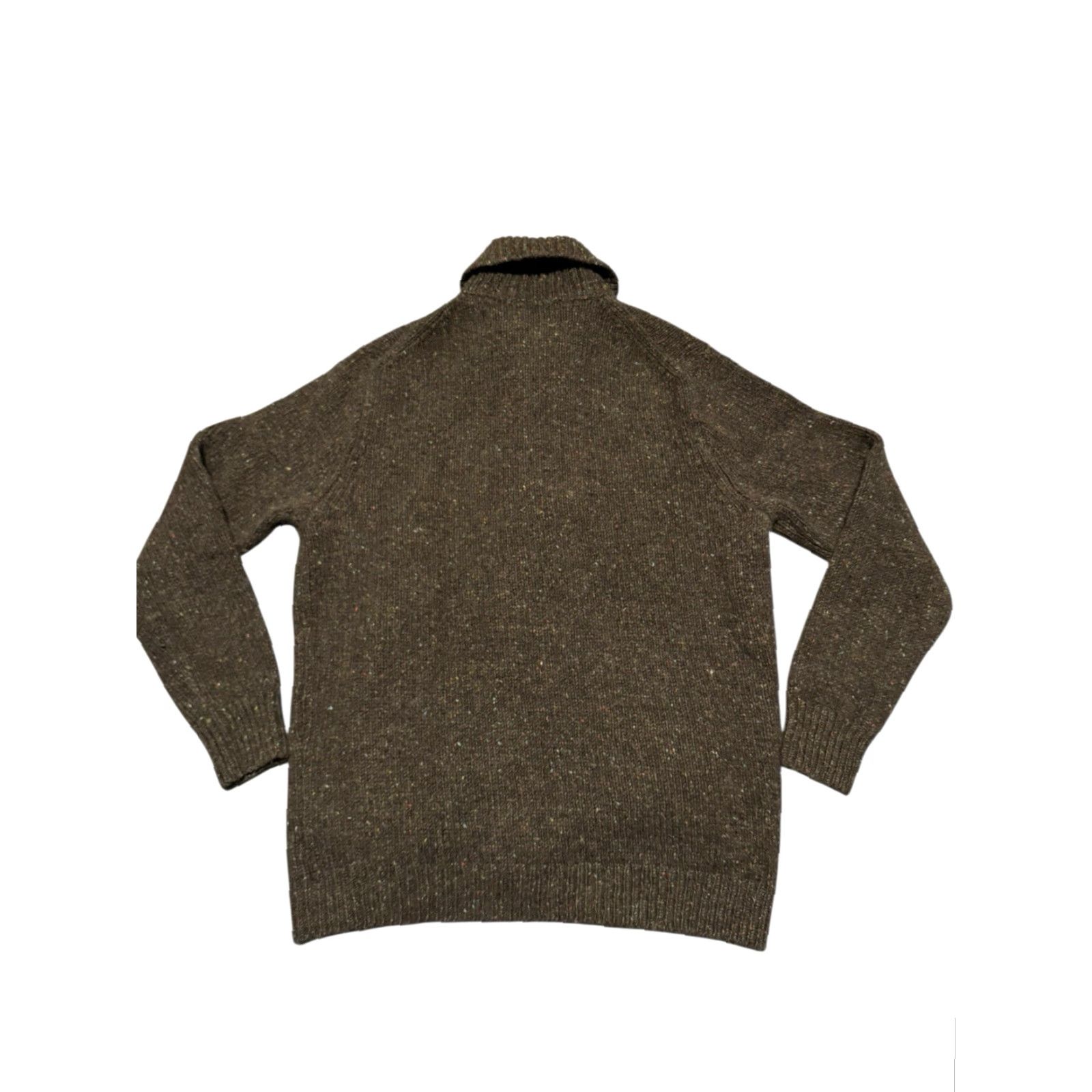 J.Crew J.CREW Kilcarra Donegal Wool Shawl Collar Cardigan Sweater Green Men’s Medium M Size M / US 6-8 / IT 42-44 - 5 Thumbnail