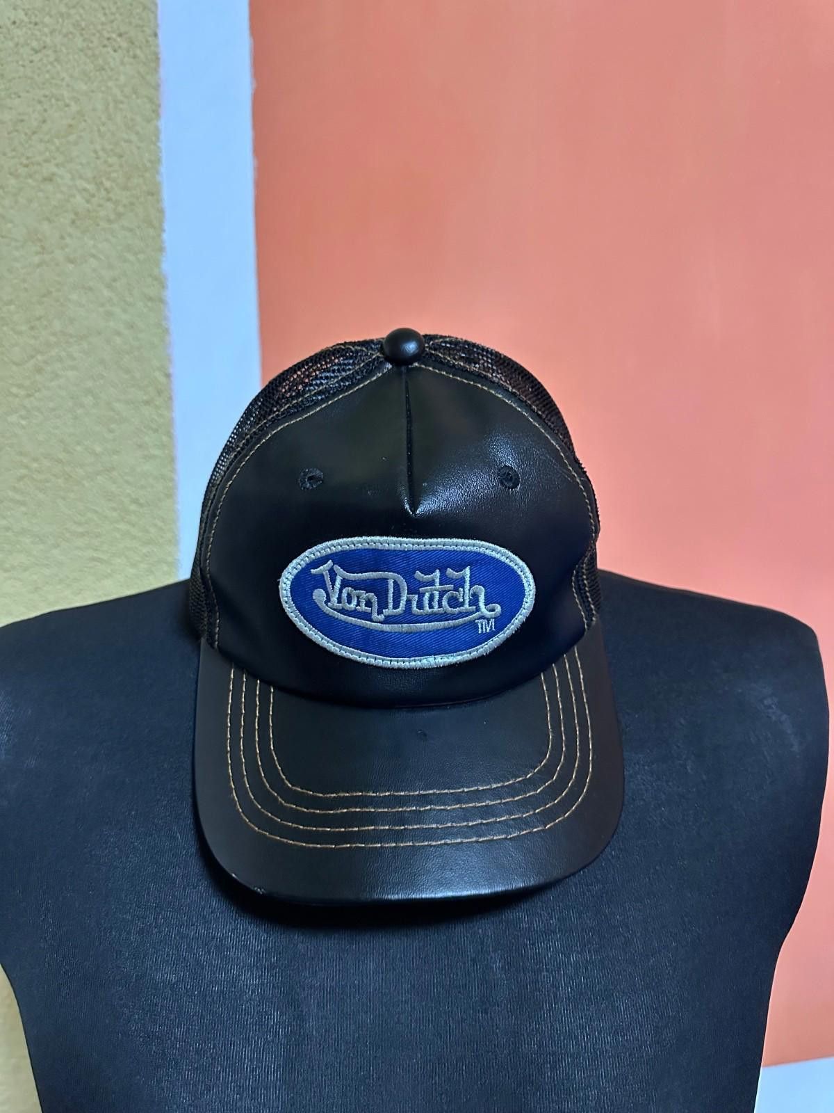 Von Dutch Von Dutch Cap Leather Logo Size ONE SIZE - 1 Thumbnail