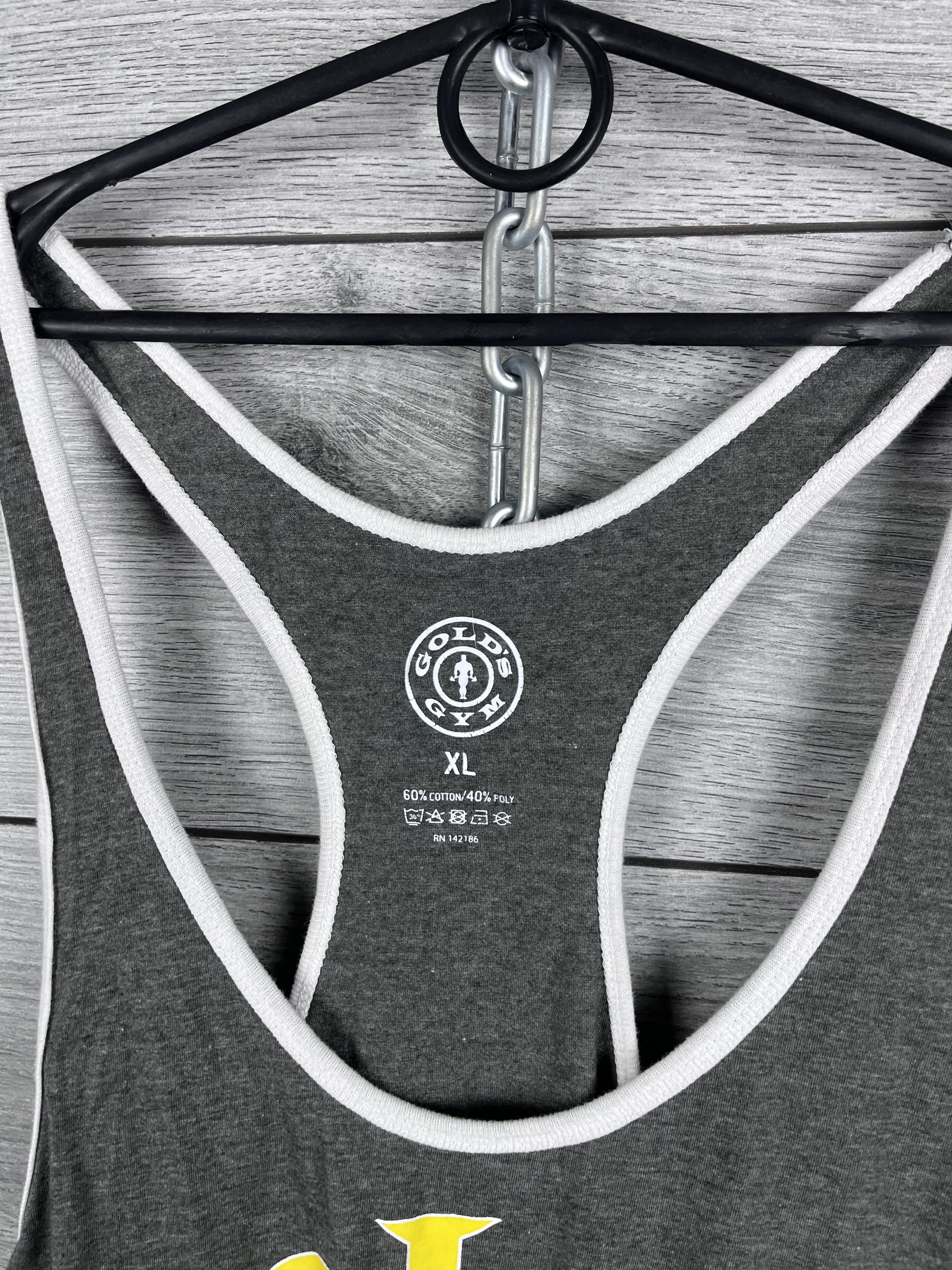 Other Golds Gym Stringer Vest Mens Contrast Muscle size xl Size US XL / EU 56 / 4 - 4 Thumbnail