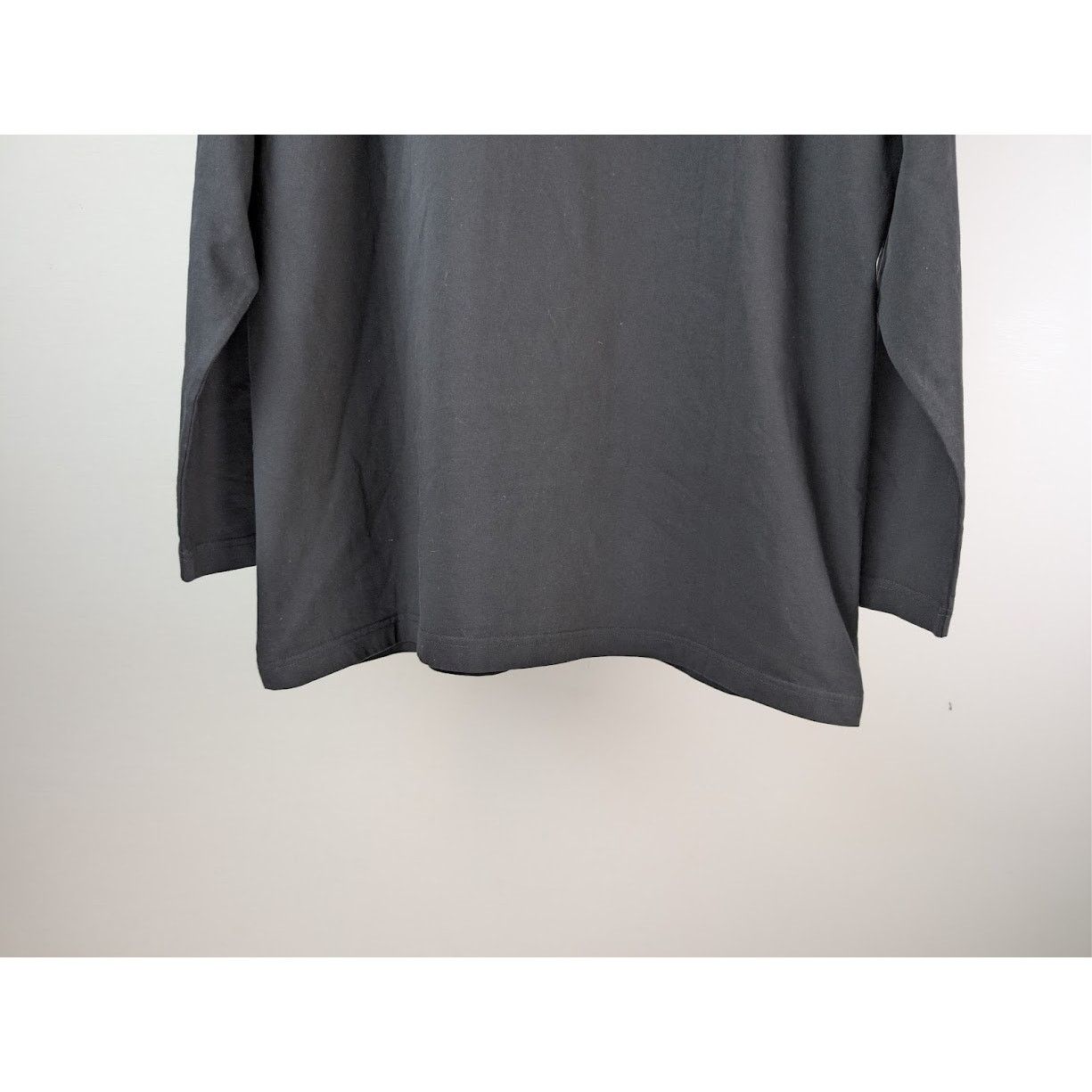 Balenciaga o1rshd1 Paris Vintage Jersey L/S T-Shirt in Black Size US L / EU 52-54 / 3 - 12 Thumbnail