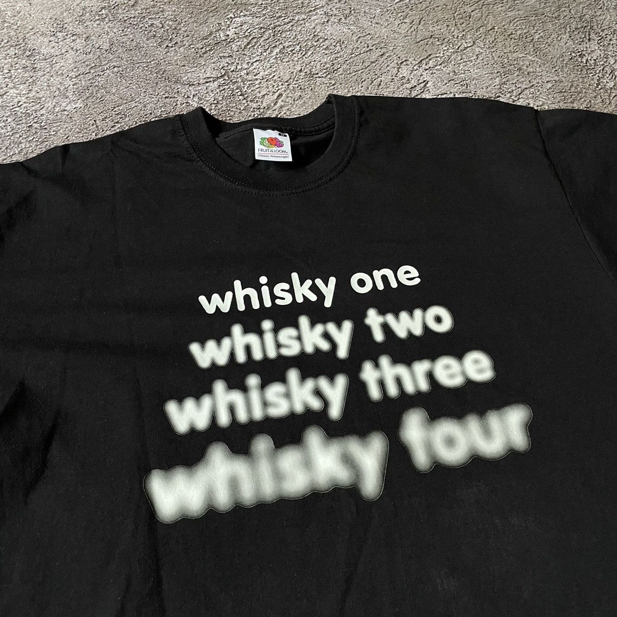 Vintage Vintage Y2K Whisky Graphic Tee Black Single Stitch Punk M Size US M / EU 48-50 / 2 - 6 Thumbnail