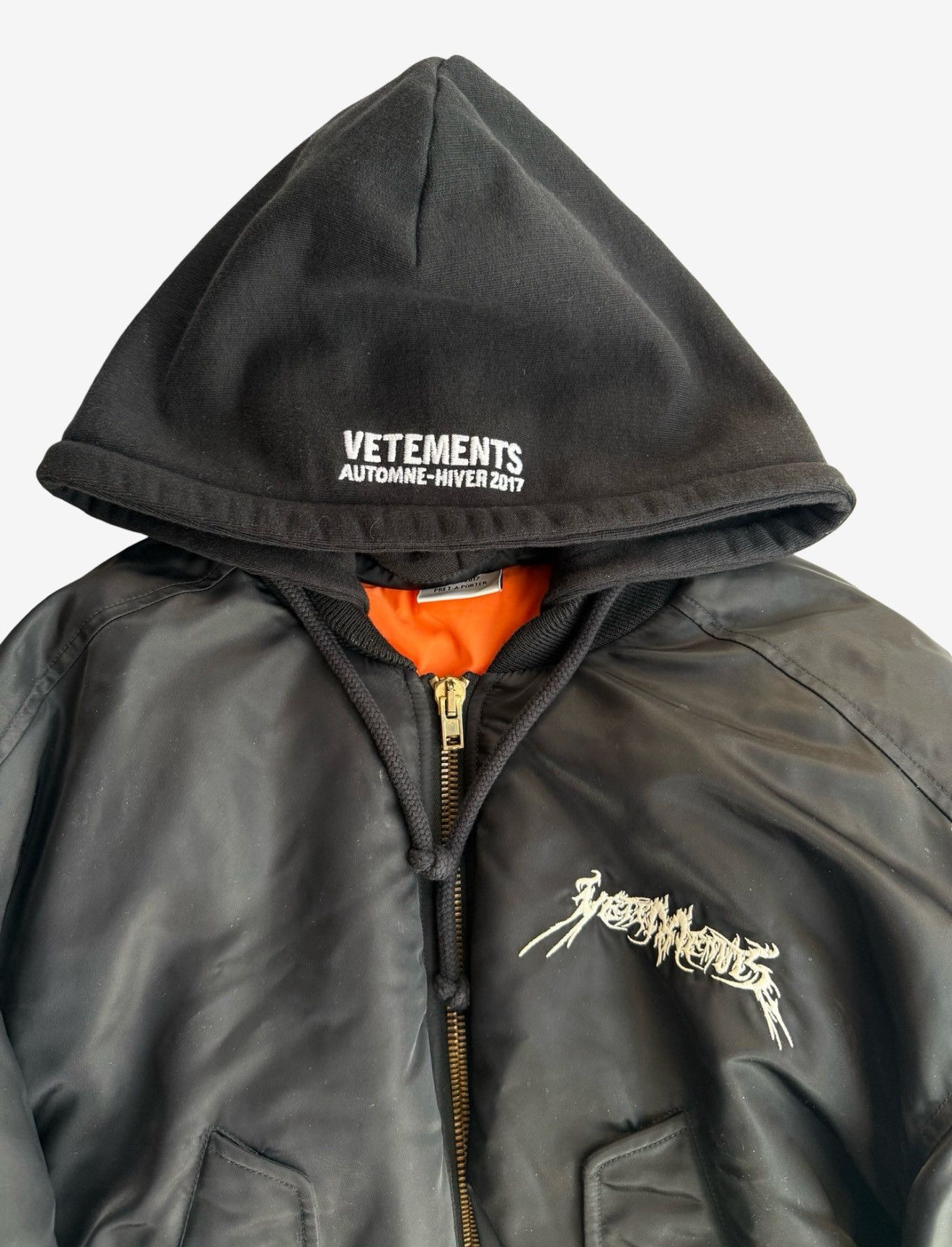 Vetements Vetements FW16 Total Fucking Darkness TFD Femme Bomber Sz.XS Size US XS / EU 42 / 0 - 3 Thumbnail