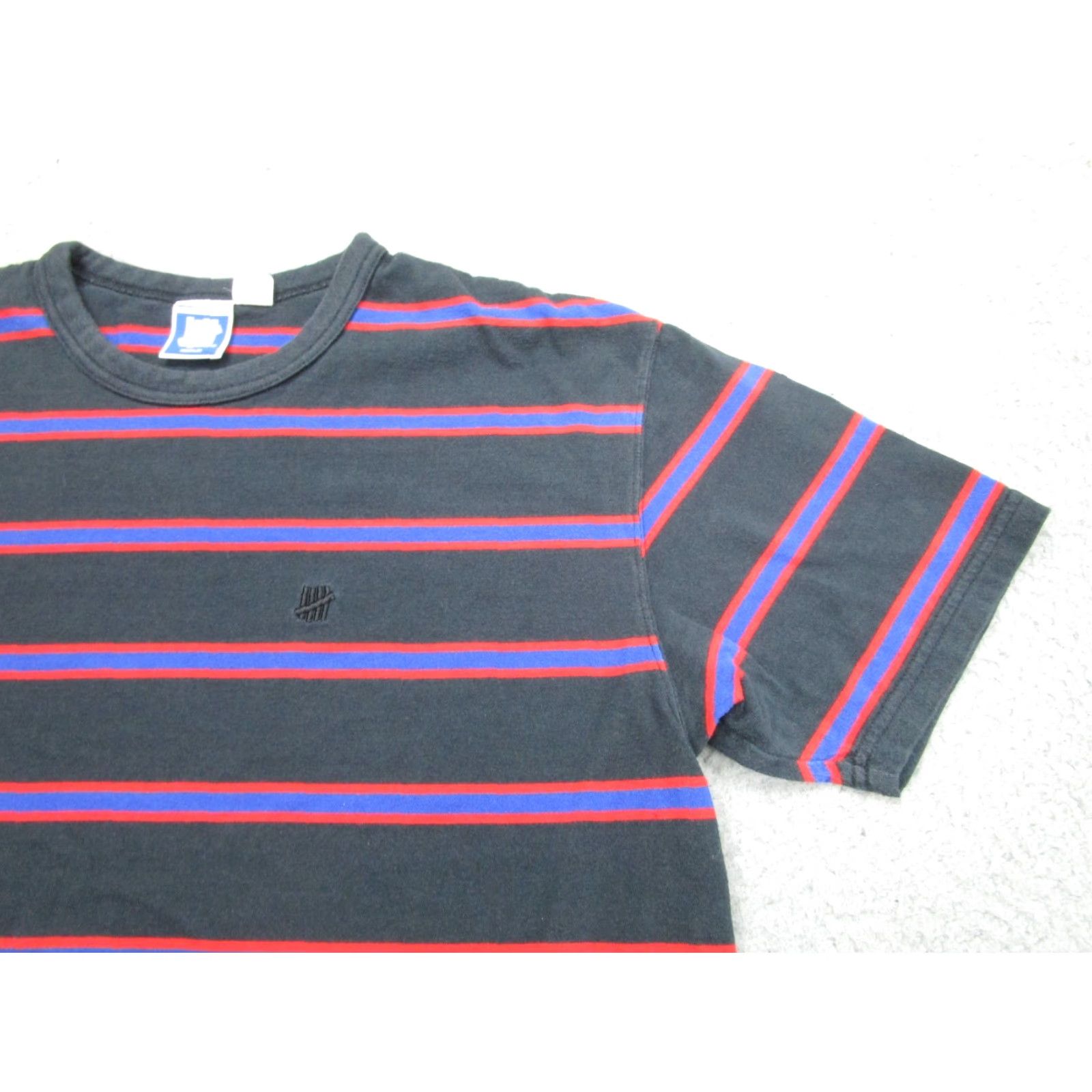 Undefeated VINTAGE Undefeated Shirt Striped Mens Medium Black Jersey Activewear Tee Size US M / EU 48-50 / 2 - 2 Thumbnail
