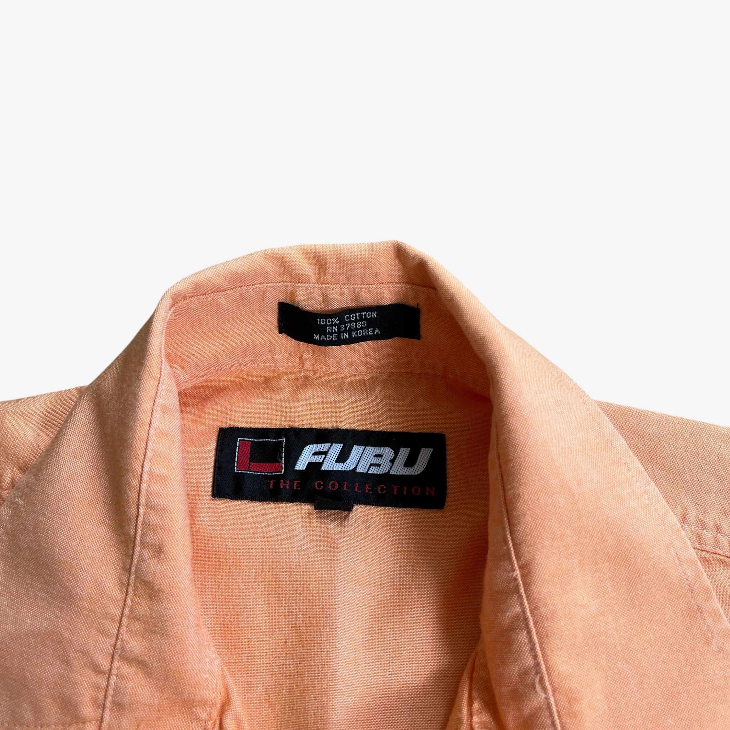 Fubu Vintage 90s Men's Fubu The Collection Short Sleeve Shirt Size US L / EU 52-54 / 3 - 2 Thumbnail