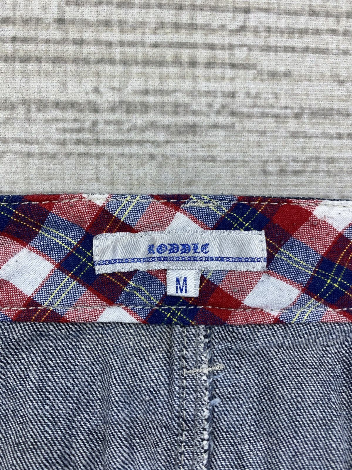 If Six Was Nine Vintage Roddle Japanese Brand Punk Double Waist Denim Pants Size US 31 - 13 Thumbnail