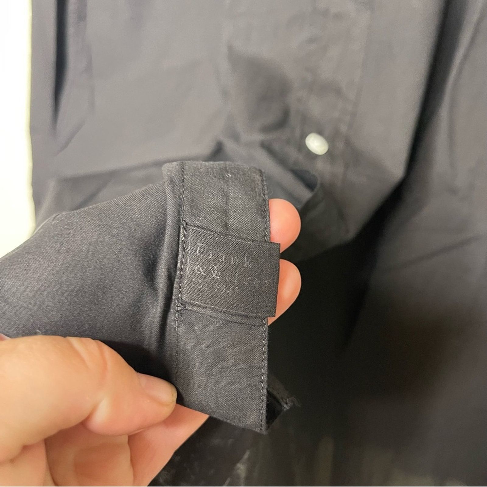 Frank & Eileen Frank & Eileen Button up LUKE Shirt Black Cotton lightweight Size US XL / EU 56 / 4 - 6 Thumbnail