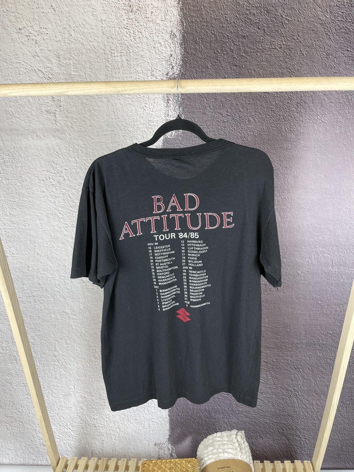 Band Tees Vintage 1984 Meat Loaf Bad Attitude tour 84/85 band tee Size US XL / EU 56 / 4 - 11 Thumbnail