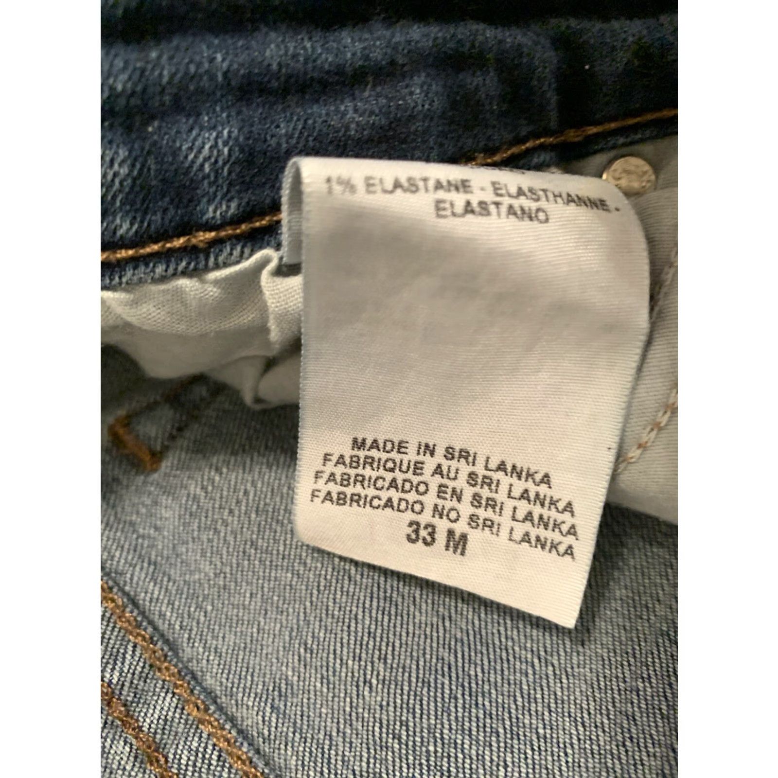 Vintage Womens Distressed Skinny Jeans 33M Denim Blue 31in Inseam Regular Rise Mid Stylus LEVIS Model - Pockets, Stretch Size 24" / US 00 / IT 34 - 7 Thumbnail