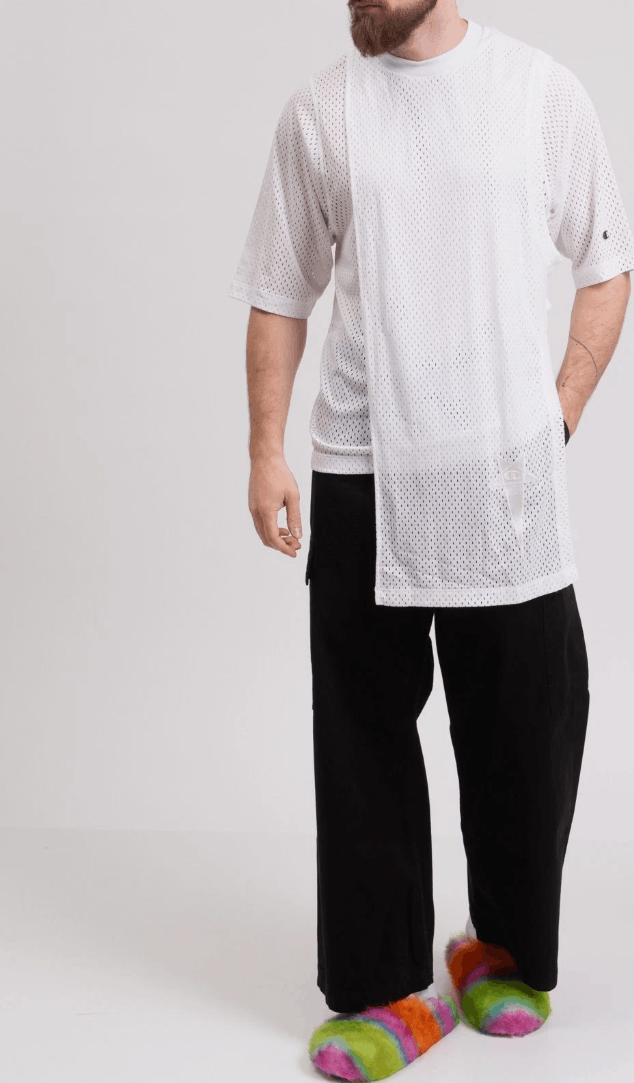 Champion × Rick Owens Rick Owens Mesh Sweatshirt Size US S / EU 44-46 / 1 - 5 Thumbnail