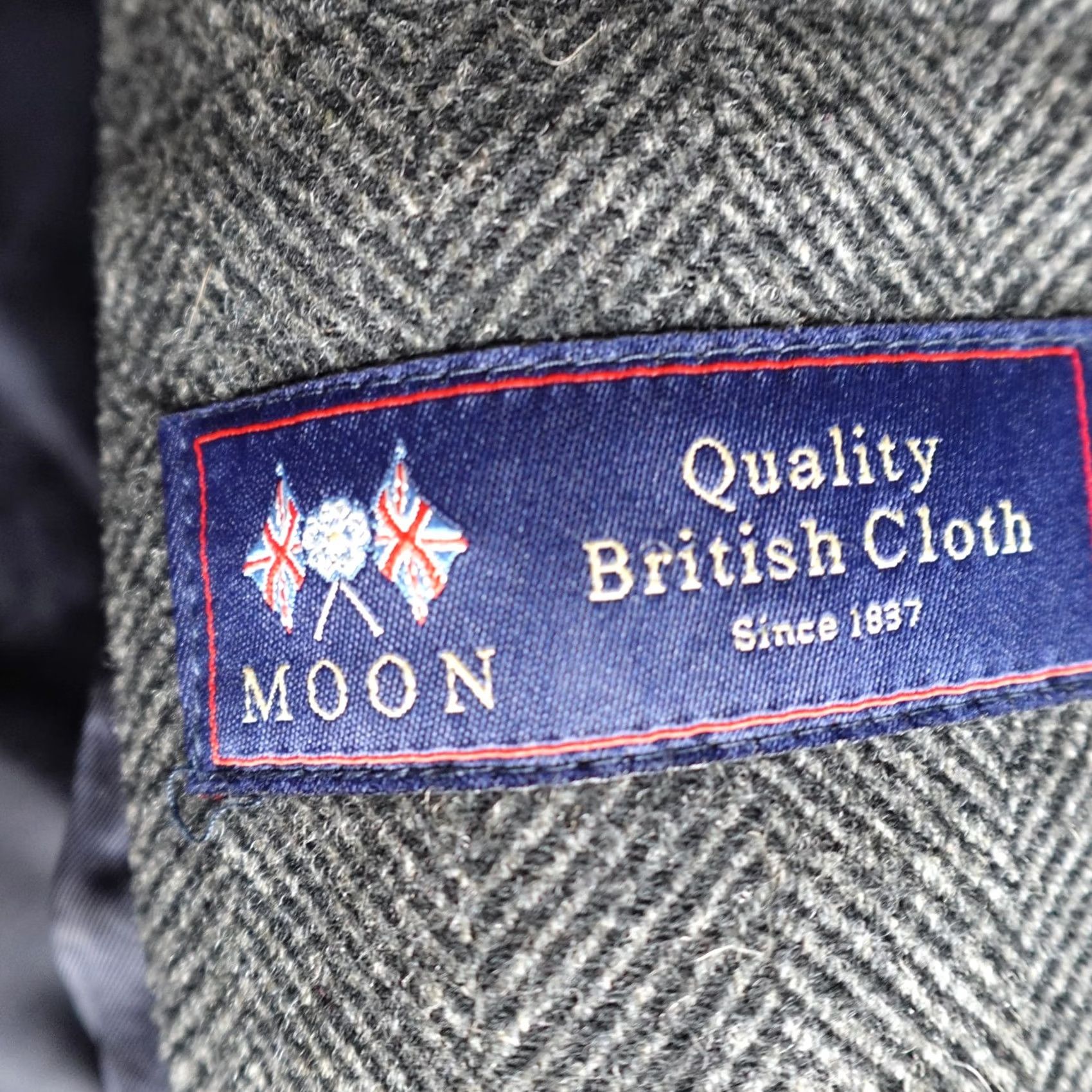 J.Crew J.CREW Mens Topcoat 40S Gray Herringbone Moon Tweed 03358 Coat Wool Tweed Overcoat Long Fall Winter Mens Size US XXS / EU 40 - 6 Thumbnail