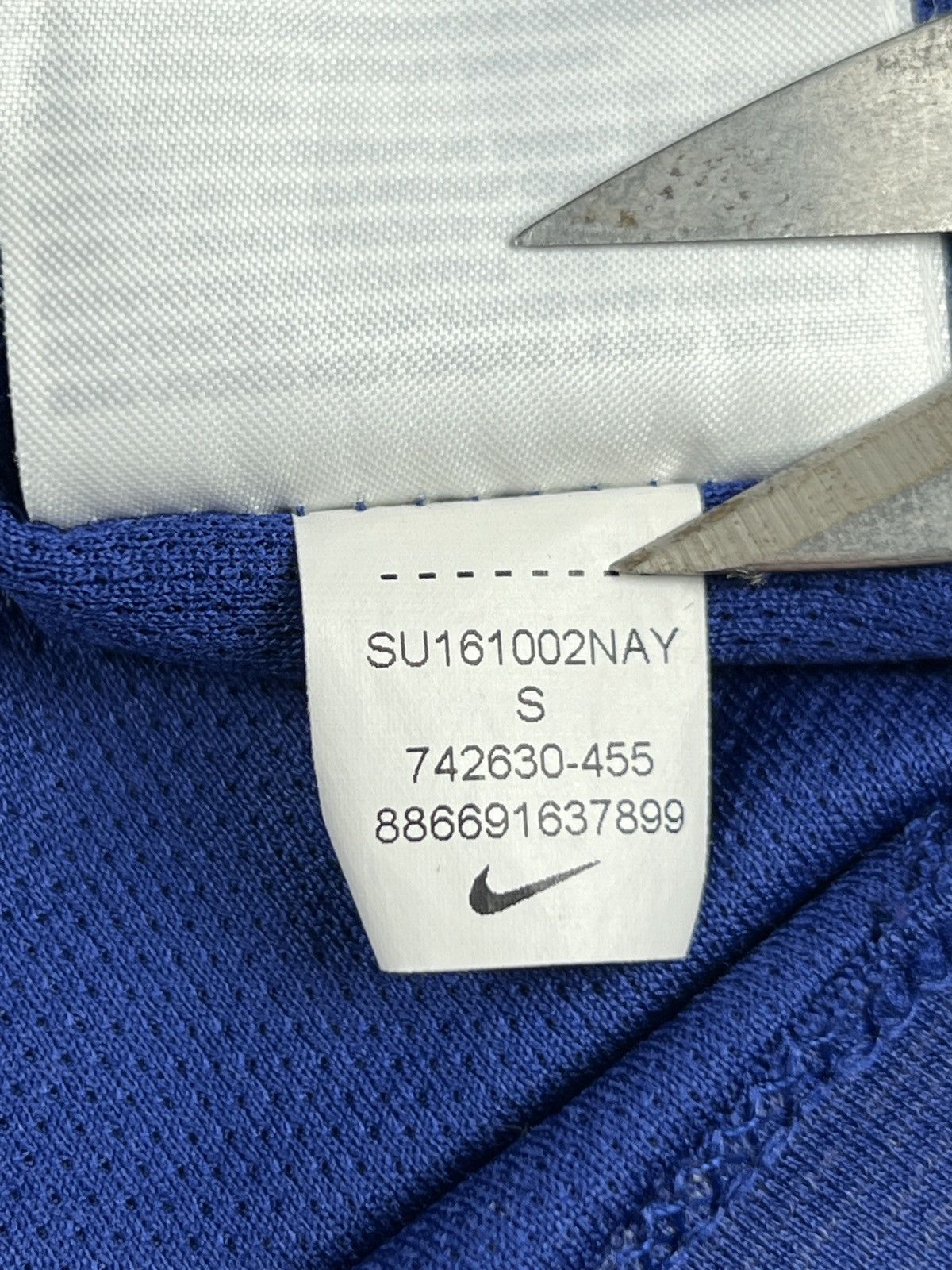 Nike Nike Swoosh Dri fit Gym SleevelessTank Top Mens S Blue Size US S / EU 44-46 / 1 - 7 Thumbnail