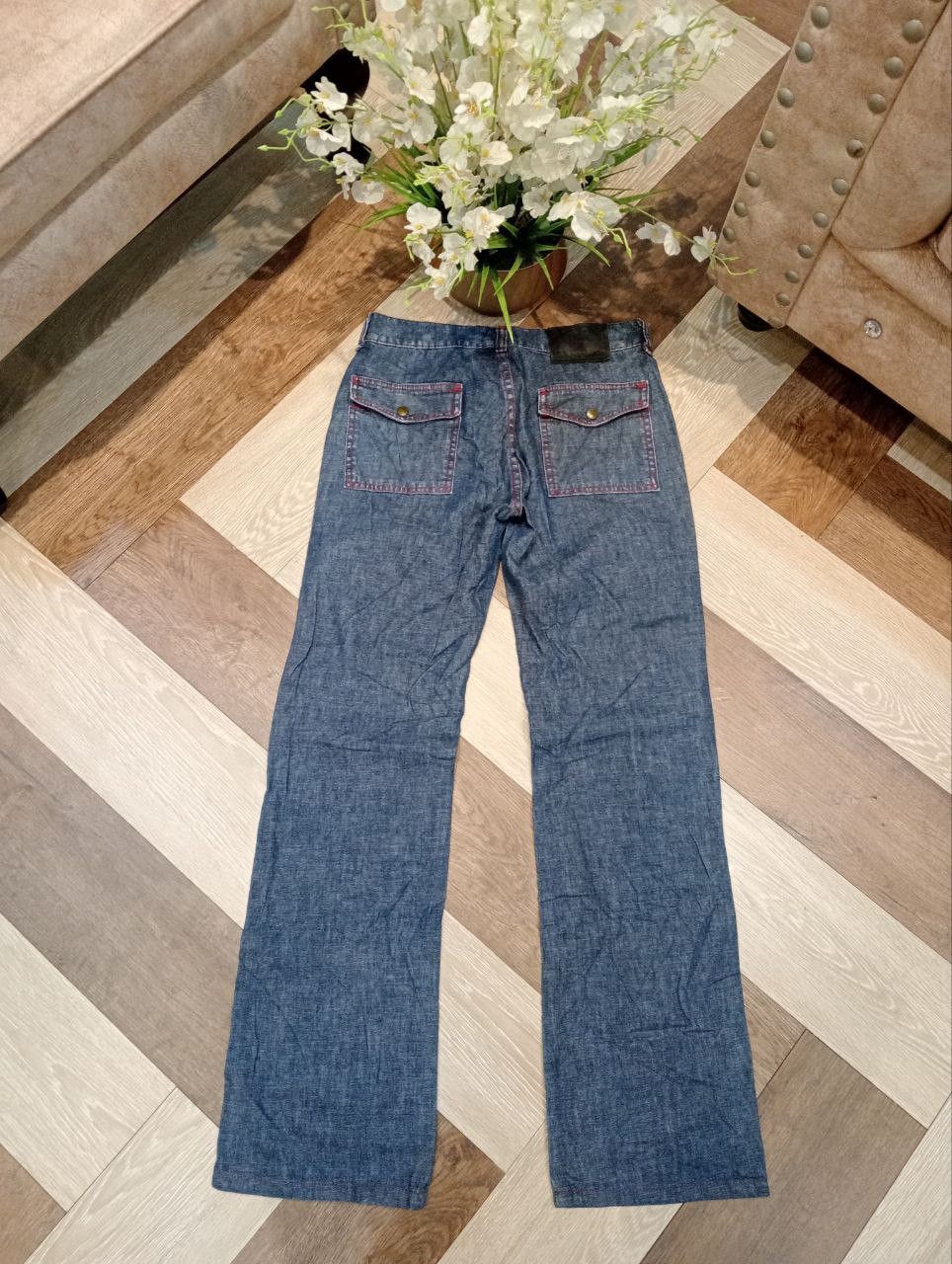Japanese Brand ANNA SUI 6 POCKET DENIM BUSH PANTS - SIZE 2 Size US 29 - 7 Thumbnail