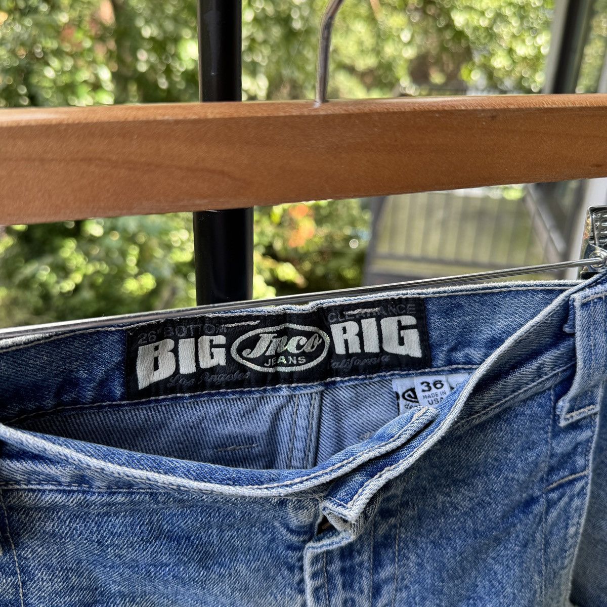 JNCO 90s JNCO Big Rig Shorts Thrashed Faded ERD Skater Grunge Size US 36 / EU 52 - 3 Thumbnail