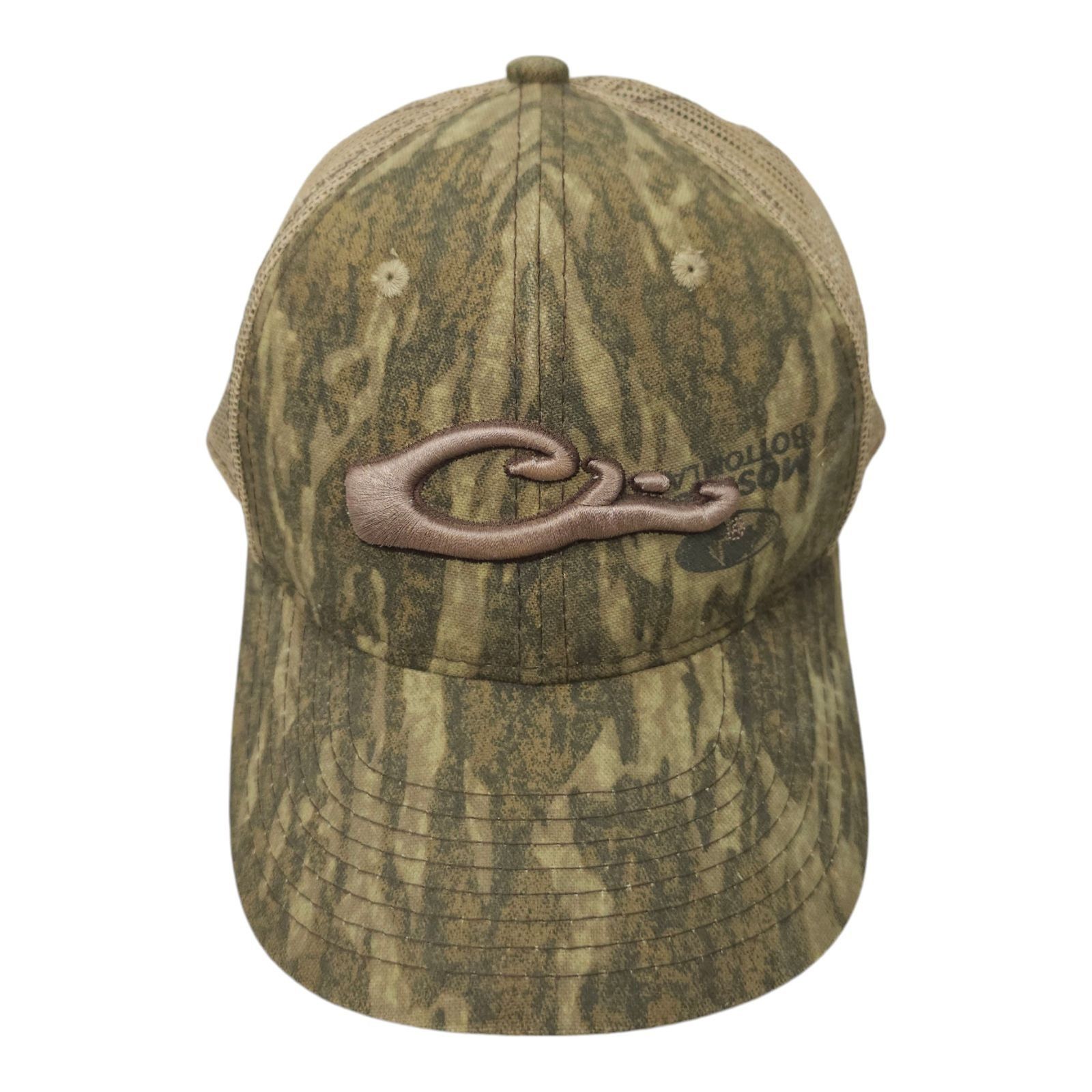 Drake Drake Camo Mossy Oak Bottomland Strapback Cap 3D Embroidered Size ONE SIZE - 1 Thumbnail