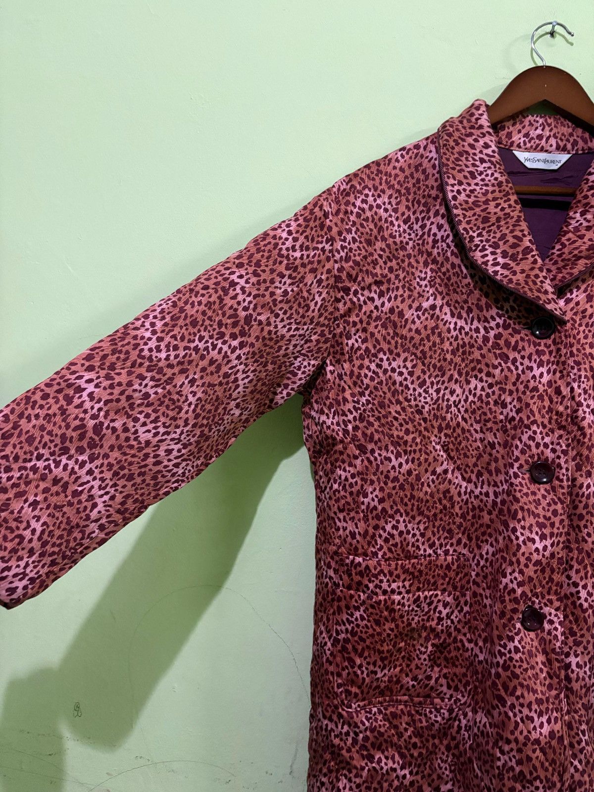 Yves Saint Laurent Yves Saint Laurent Long Jacket Design Leopard Design Size US M / EU 48-50 / 2 - 2 Thumbnail