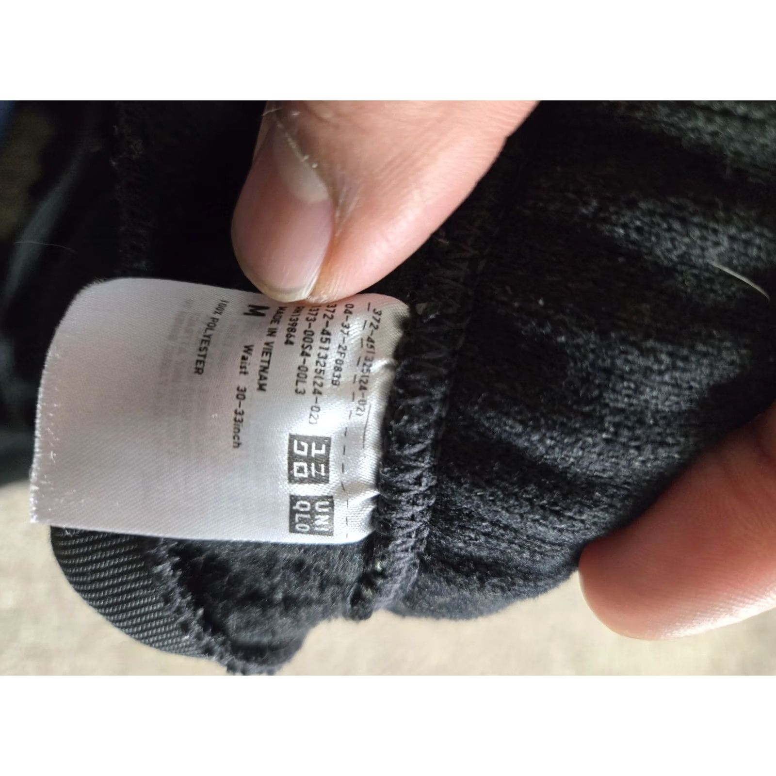 Uniqlo Uniqlo Mens Regular Fit Jogger Pants Gray 27in Inseam Pockets Elastic Waist Tapered Fleece Polyester Slim Elasticated Drawstring Quick Dry Size US 31 - 3 Thumbnail