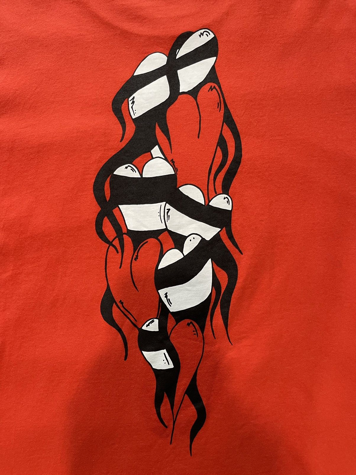 Chrome Hearts Matty Boy Sick Heart T-Shirt Rover Red - Sadistic Lipstick Size US XL / EU 56 / 4 - 7 Thumbnail