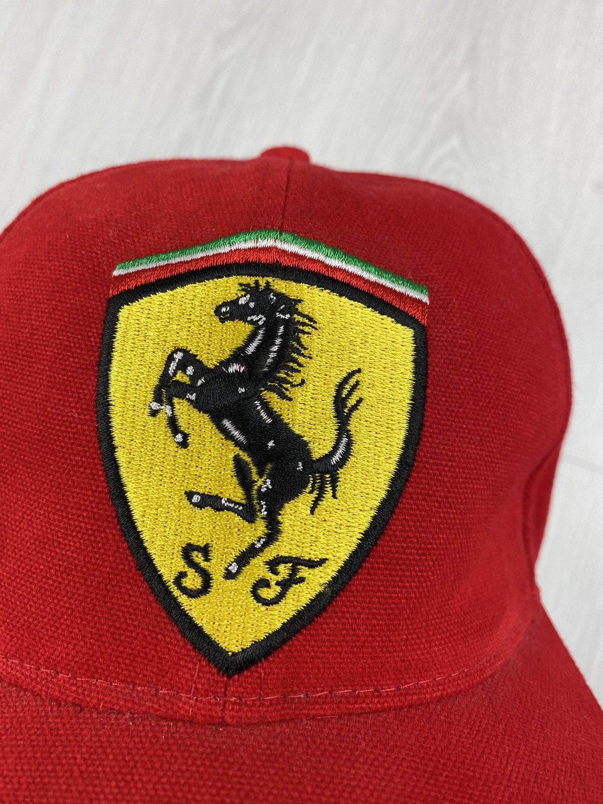 Ferrari Vintage Ferrari Racing Cap Hat F1 like BMW Marlboro Mercedes Size ONE SIZE - 3 Thumbnail