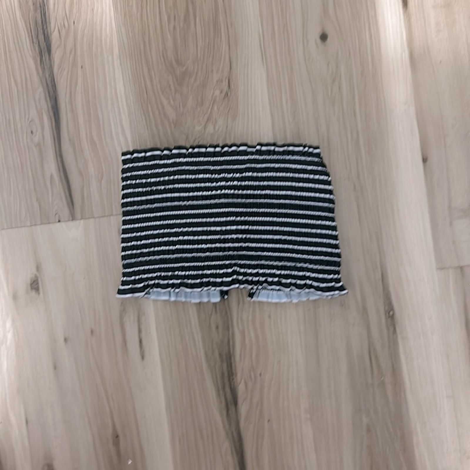 Other Exhilaration Black And White Stripe Halter Size L / US 10 / IT 46 - 5 Thumbnail