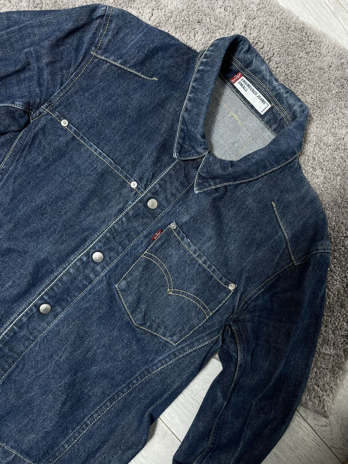 Levi's Vintage Levi’s 90s Engineered Workwear Denim Jacket Rare Size US L / EU 52-54 / 3 - 6 Thumbnail