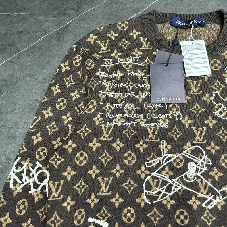 Louis Vuitton Louis Vuitton Graffiti Box Sweater M Size-2506 Size US M / EU 48-50 / 2 - 5 Thumbnail