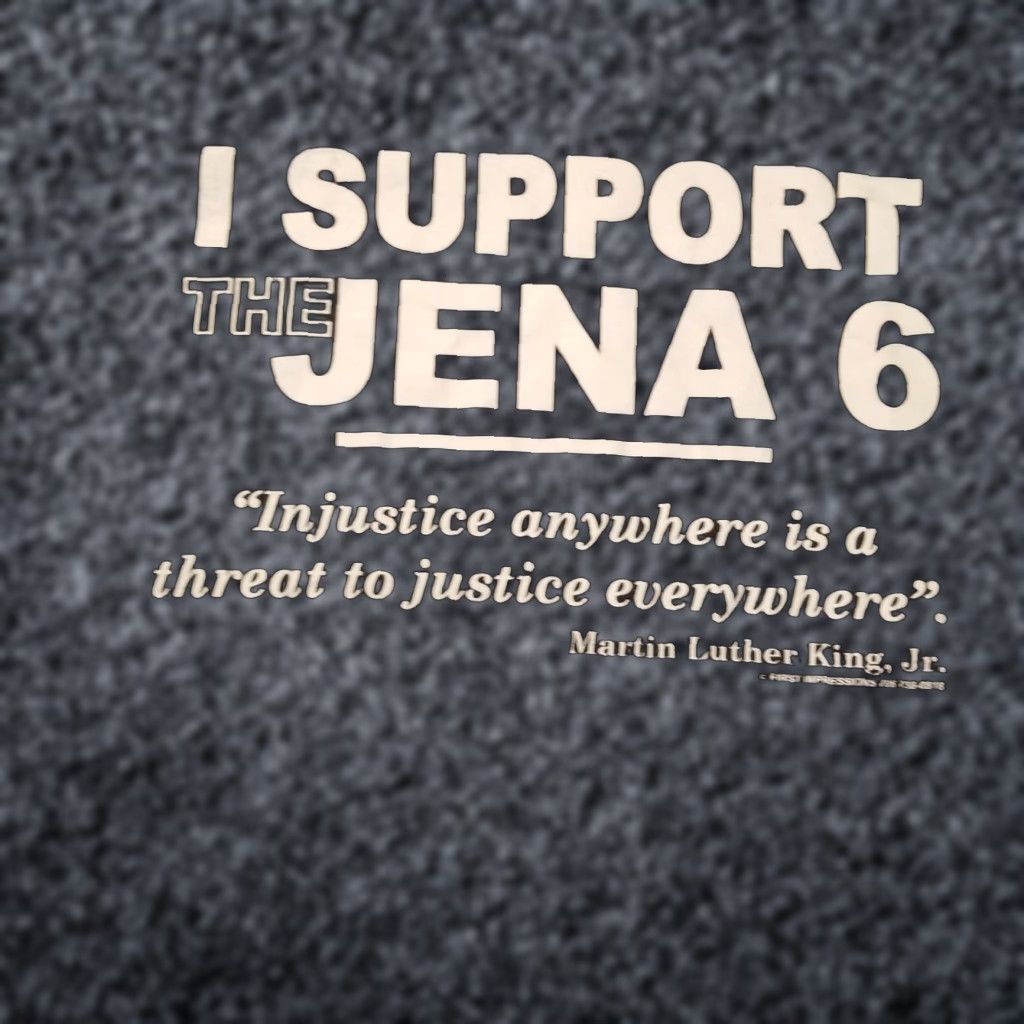 Gildan Retro Mens 2XL I Support the Jena 6 MLK Quote T Shirt Civil Rights Size US XXL / EU 58 / 5 - 1 Thumbnail