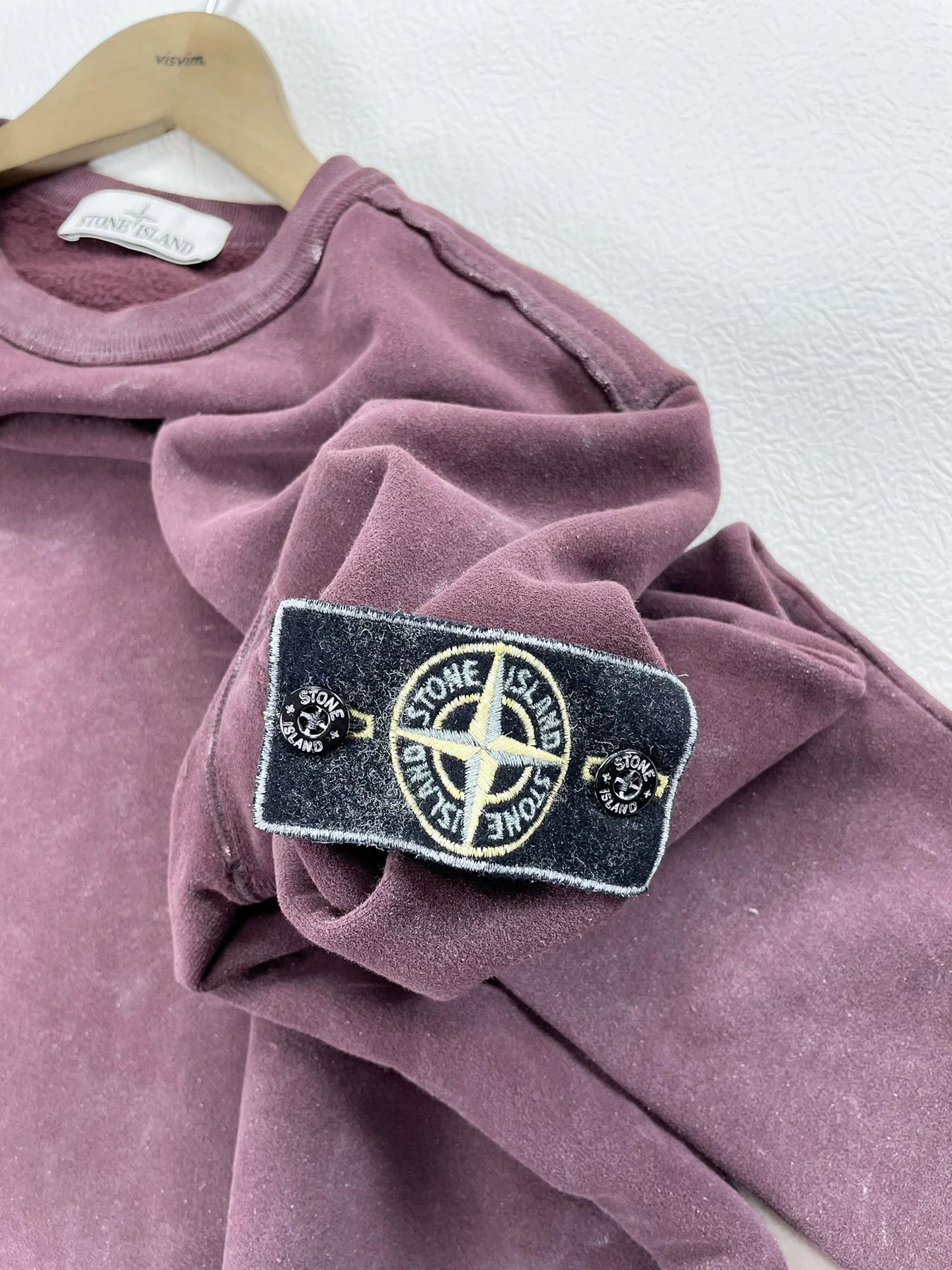 Stone Island Stone Island 17AW Frosted Hoodie Magenta S Size US S / EU 44-46 / 1 - 4 Thumbnail
