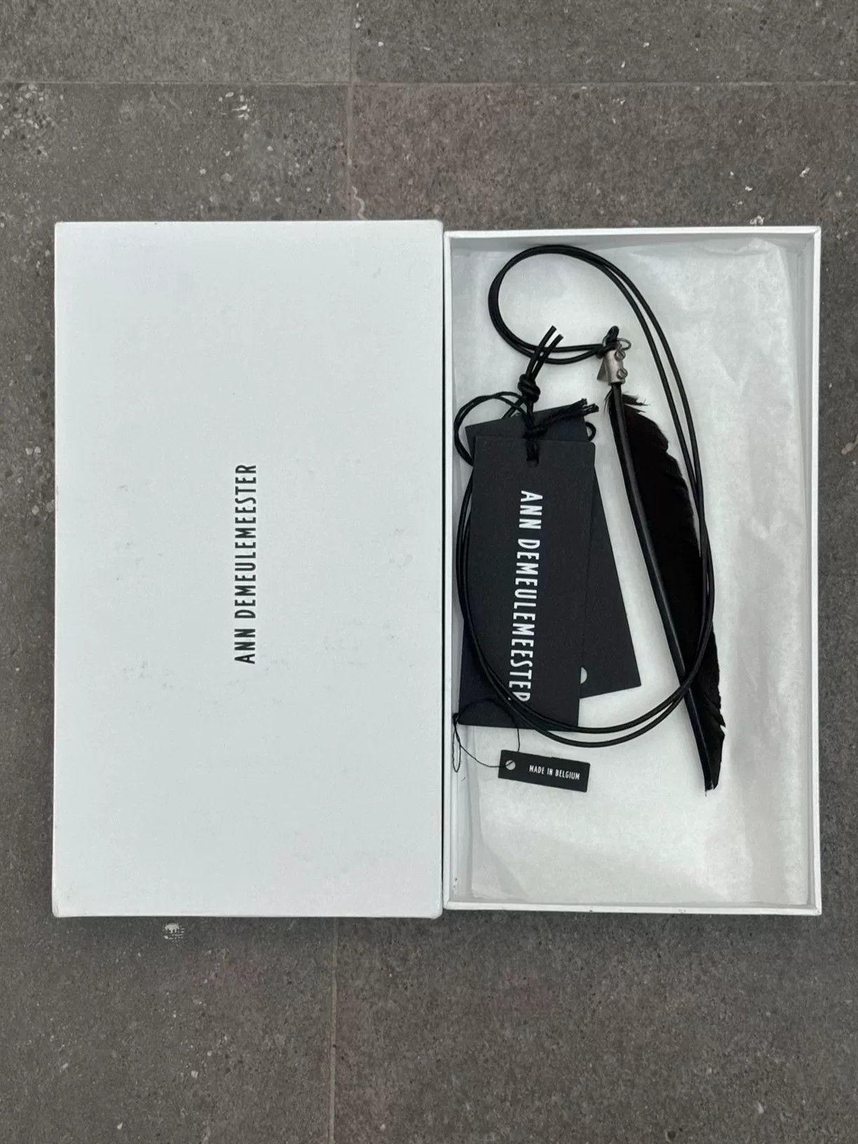 Ann Demeulemeester ann demeulemeester feather necklace with tag Size ONE SIZE - 1 Thumbnail