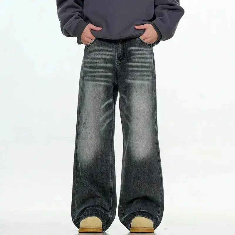Japanese Brand Wide Leg American Style Jeans Size US 32 / EU 48 - 3 Thumbnail