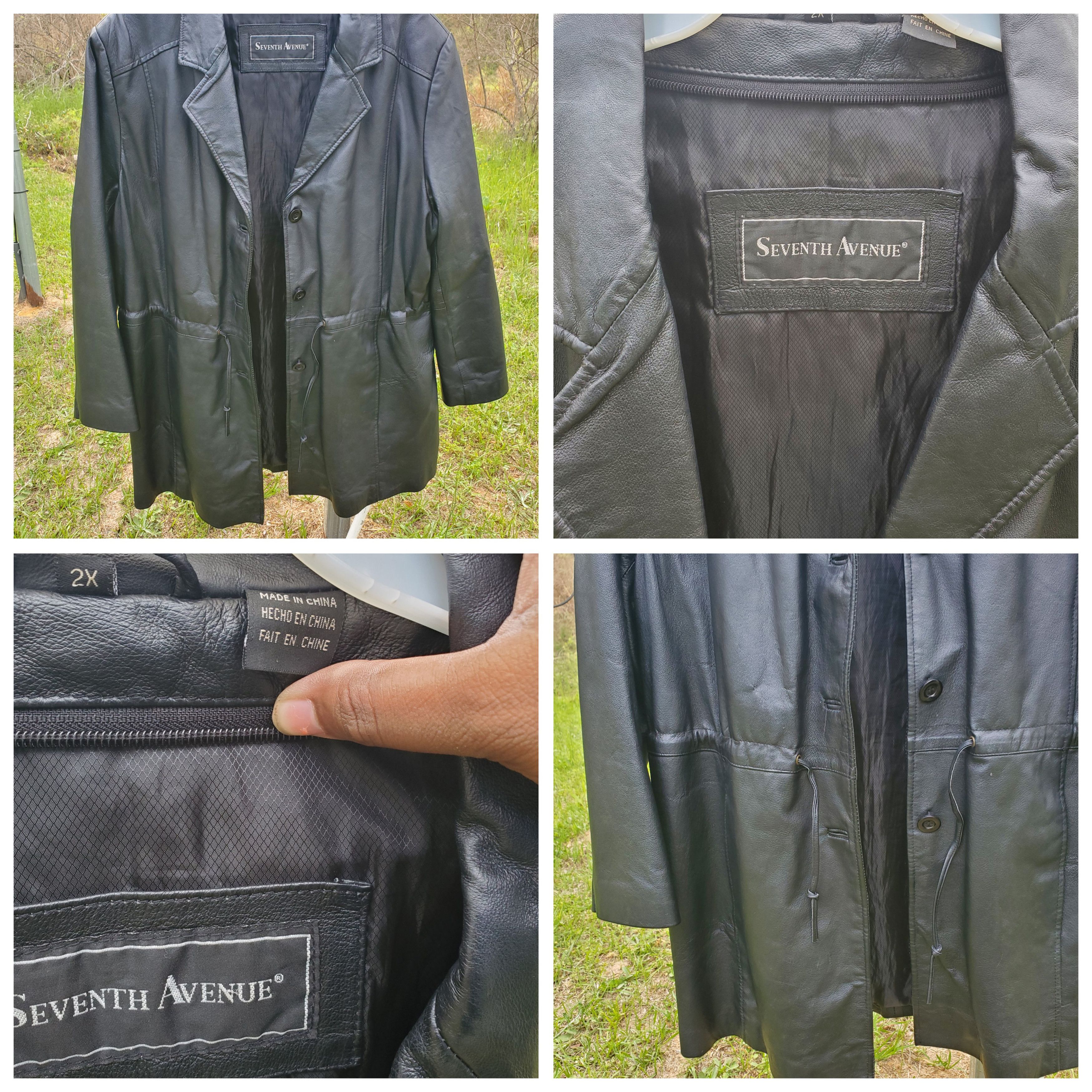 St. Johns Bay Vintage Lot of 3 Men's Genuine Leather Jackets Premium Brand Size US XXL / EU 58 / 5 - 5 Thumbnail