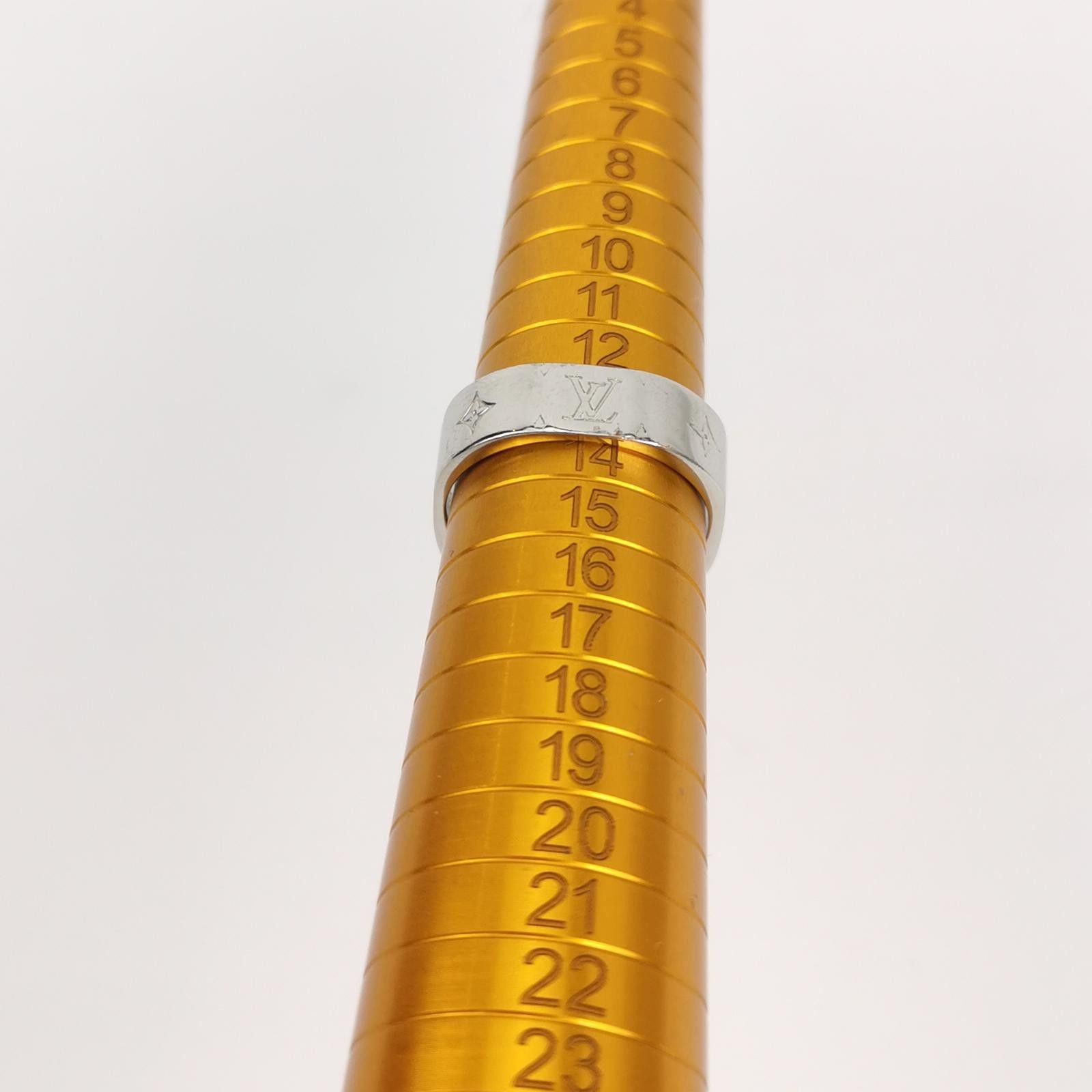 Louis Vuitton Louis Vuitton (LV) Nanogram Engraved Logo Ring Size 14 -z25 Size ONE SIZE - 3 Thumbnail