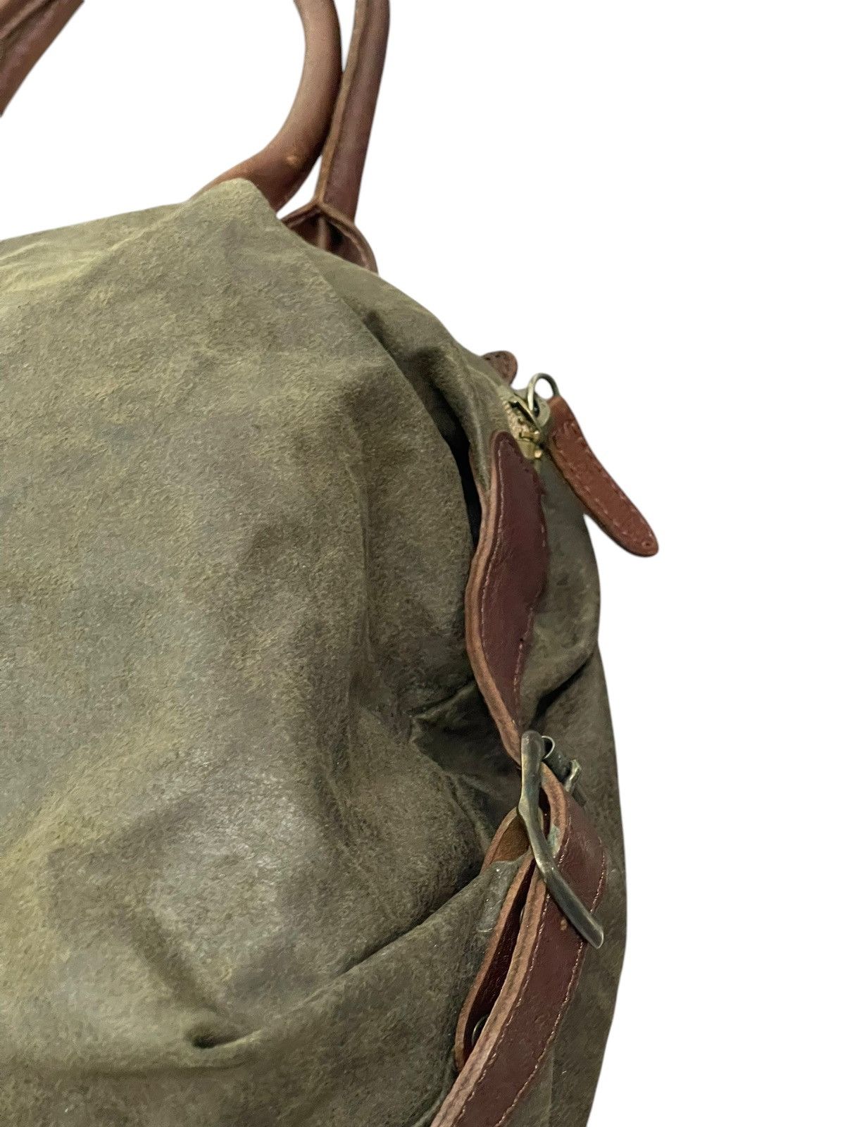 Japanese Brand Full Leather United Arrows Japan Duffle Bag 1🟩6 Size ONE SIZE - 9 Thumbnail