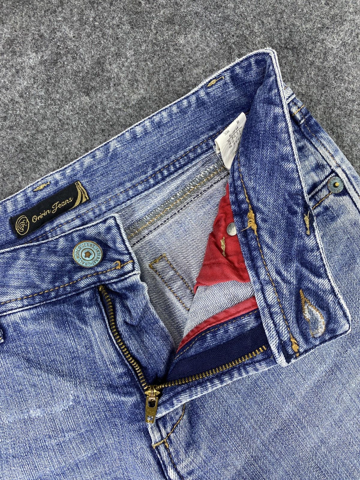 Japanese Brand × Jean Oririn Blue Wash bootcut Jeans - J997 Size 29" - 7 Thumbnail