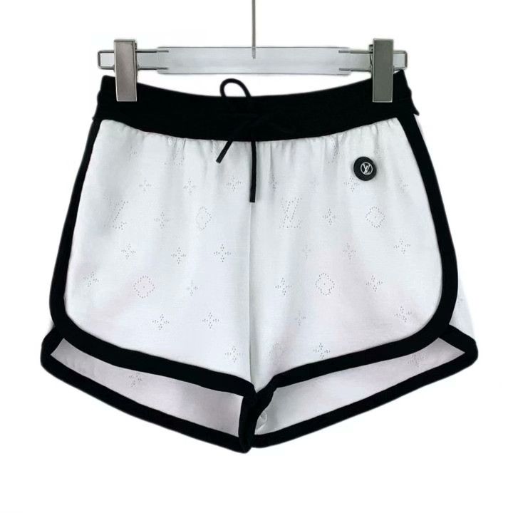 Louis Vuitton Louis Vuitton White Logo Monogram Drawstring Shorts Size 32" / US 10 / IT 46 - 1 Thumbnail
